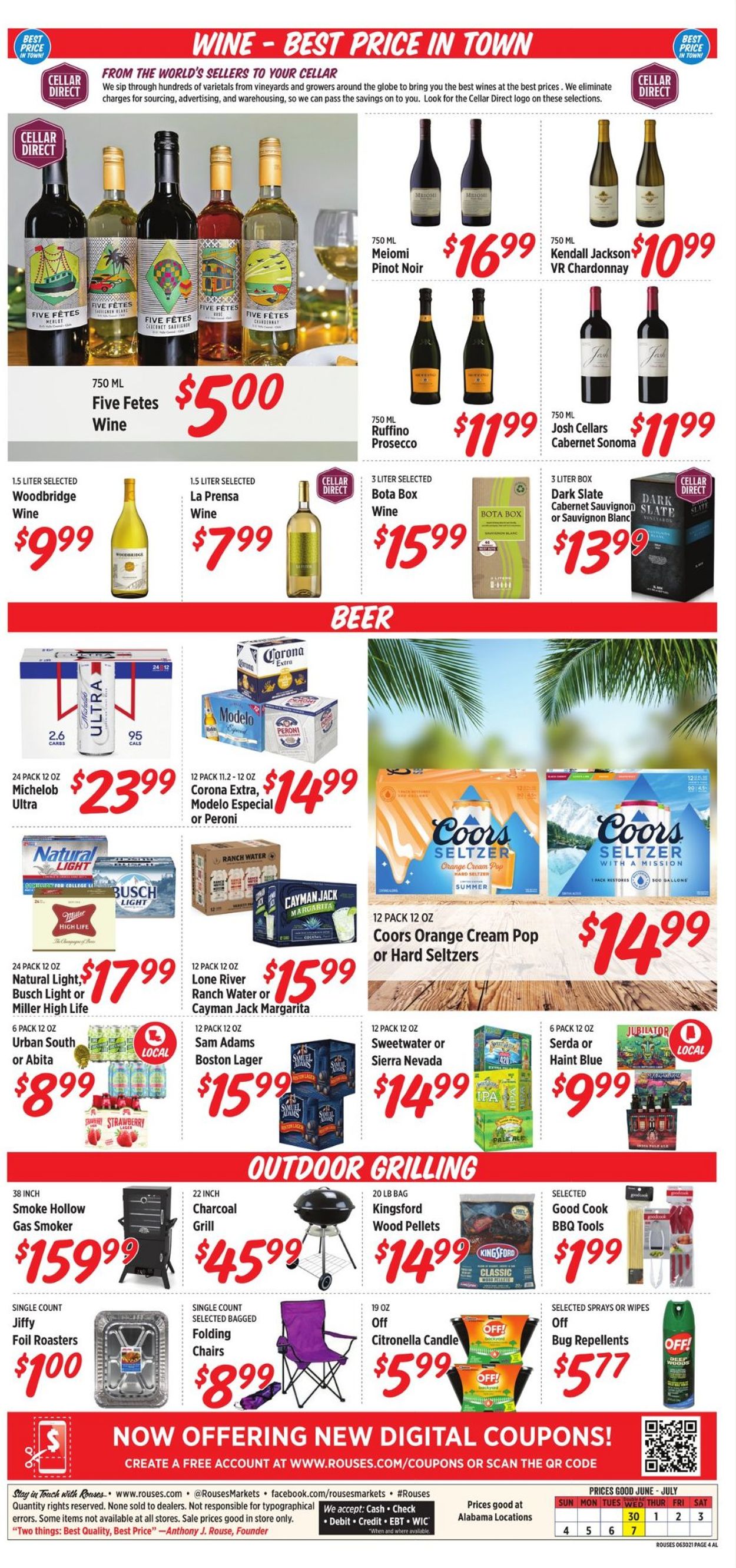 Rouses Weekly Ad Circular - valid 06/30-07/07/2021 (Page 4)