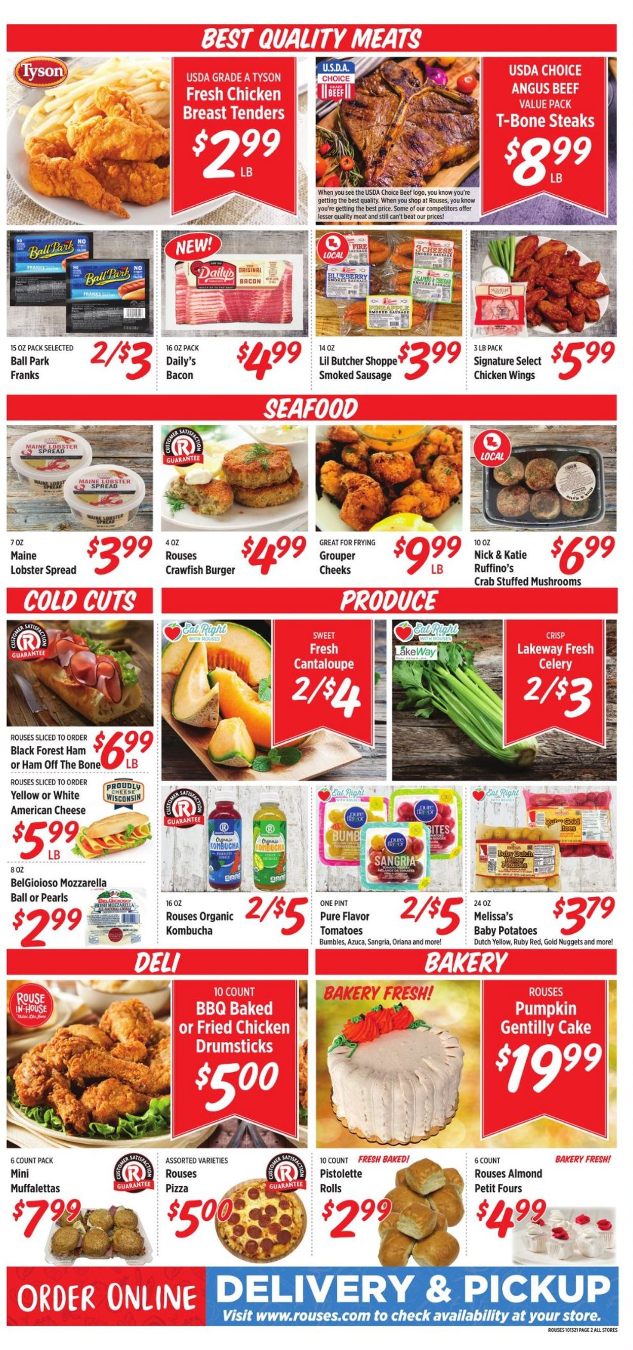 Rouses Weekly Ad Circular - valid 10/13-10/20/2021 (Page 2)