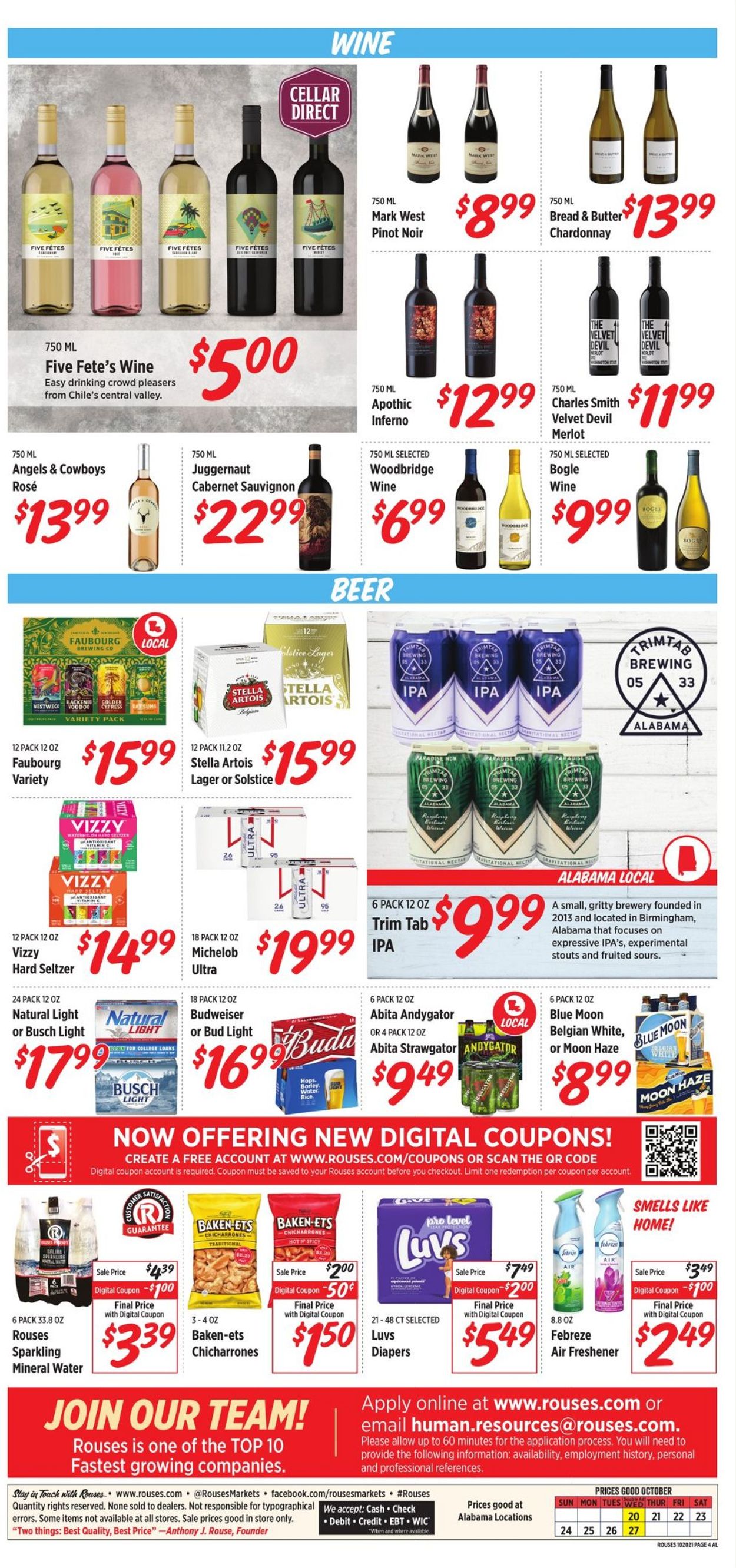 Rouses Weekly Ad Circular - valid 10/20-10/27/2021 (Page 4)