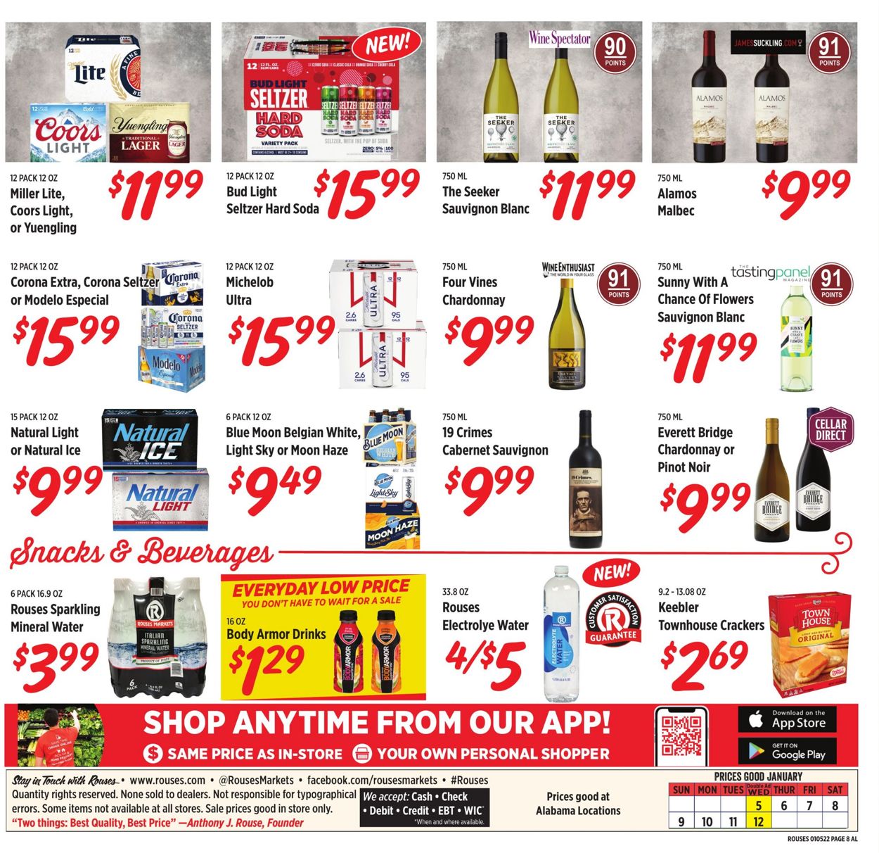 Rouses Weekly Ad Circular - valid 01/05-01/12/2022 (Page 8)