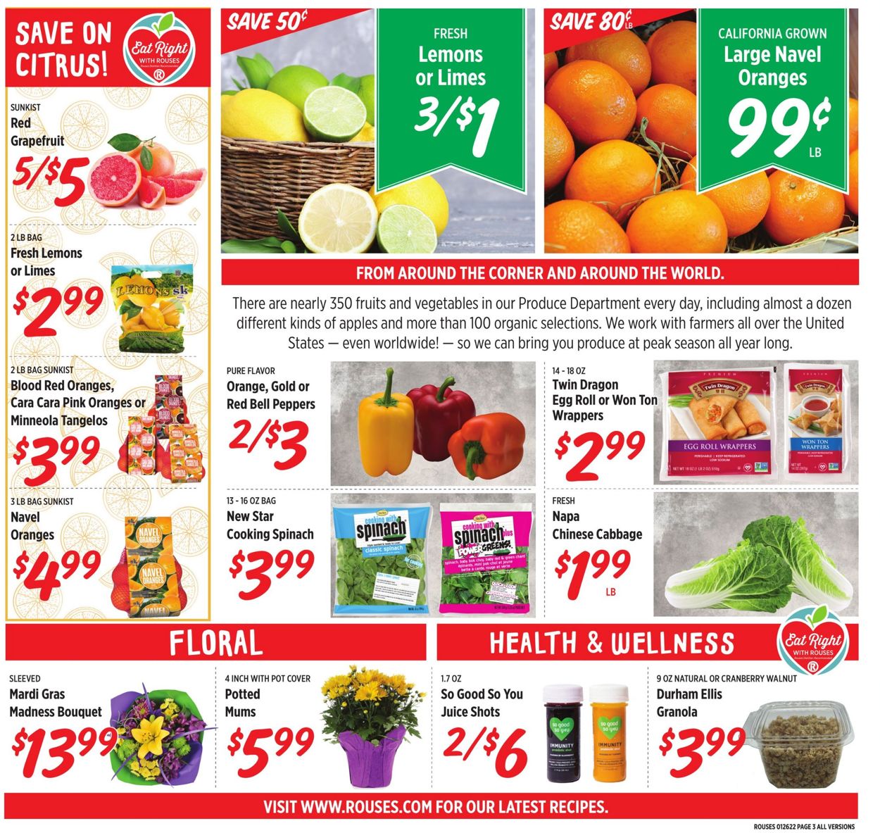 Rouses Weekly Ad Circular - valid 01/26-02/02/2022 (Page 3)
