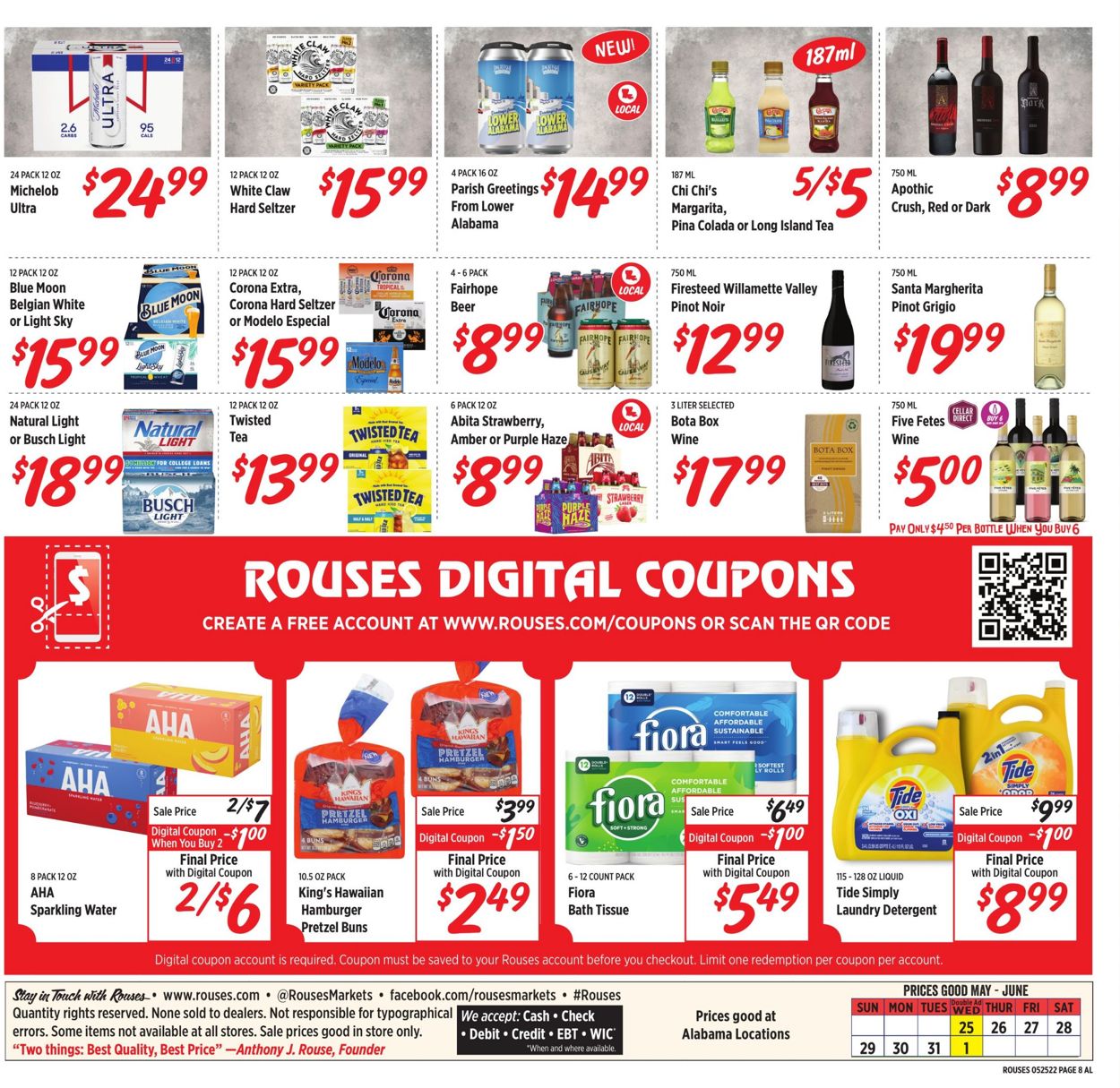 Rouses Weekly Ad Circular - valid 05/25-06/01/2022 (Page 8)