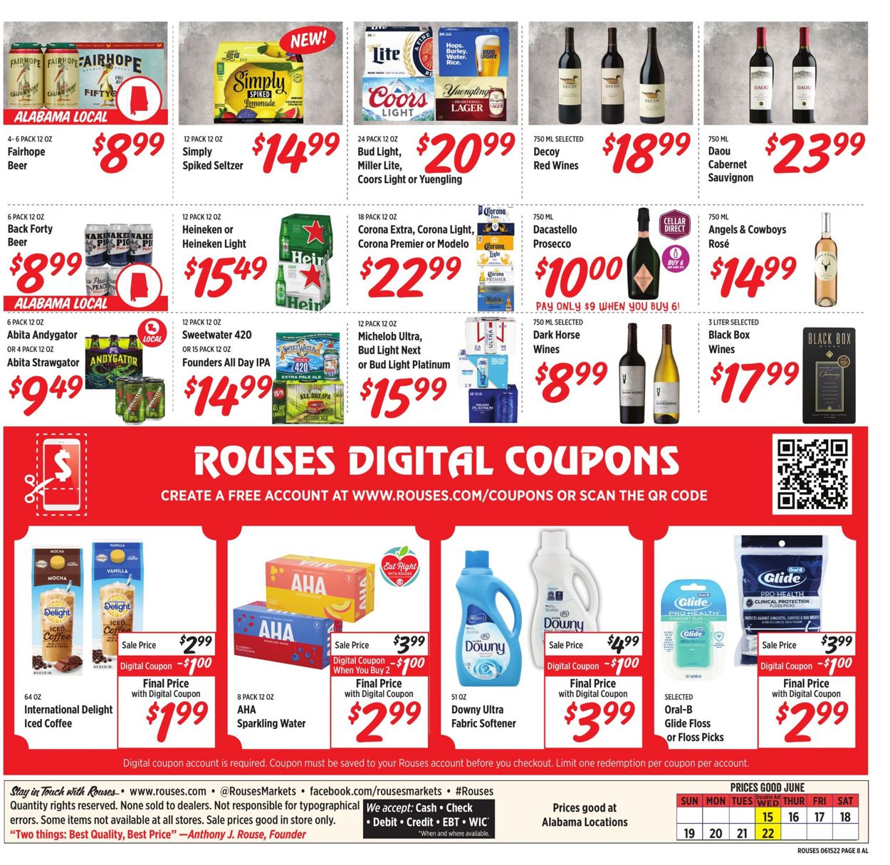Rouses Weekly Ad Circular - valid 06/15-06/22/2022 (Page 8)