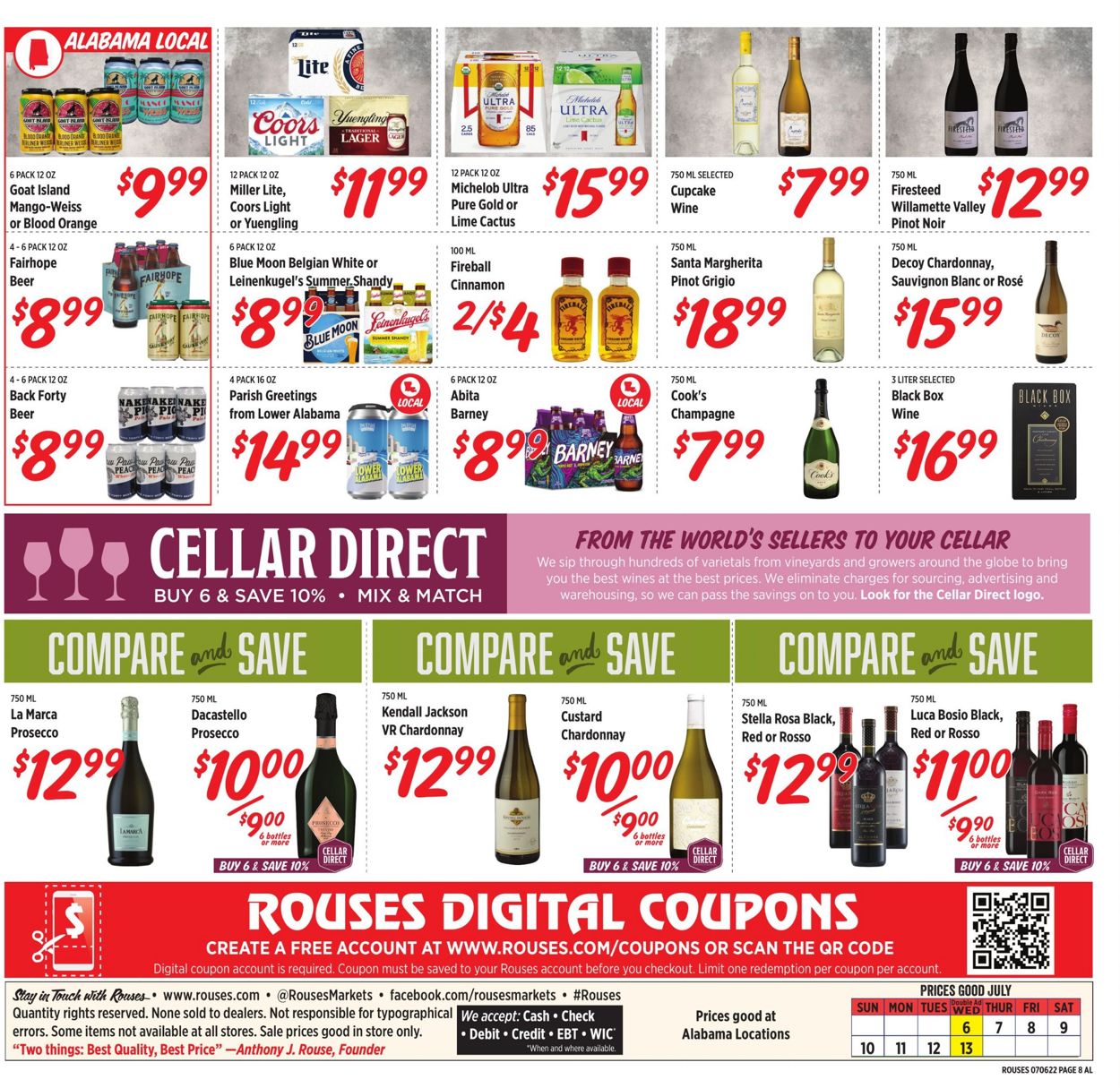 Rouses Weekly Ad Circular - valid 07/06-07/13/2022 (Page 8)