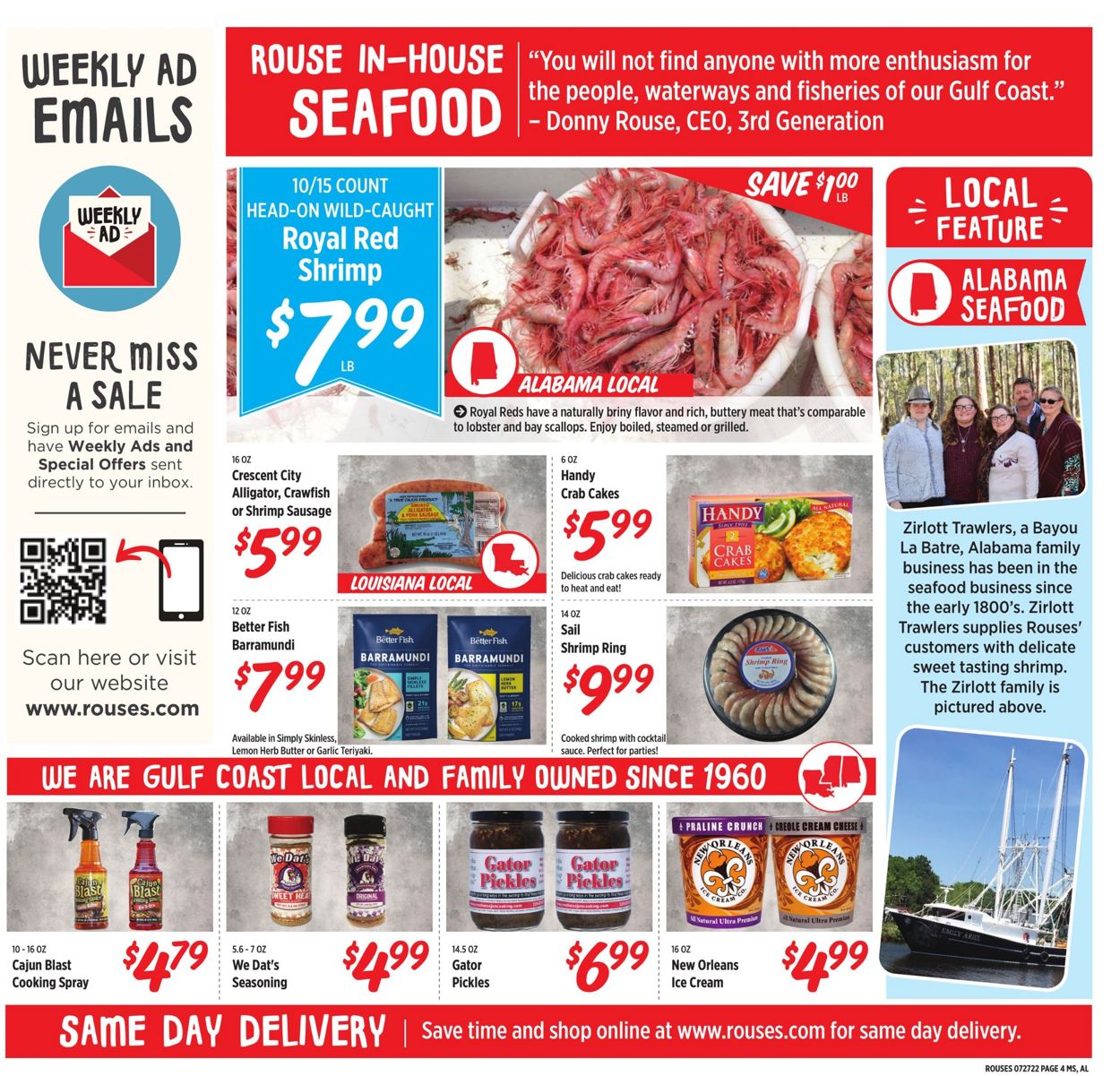 Rouses Weekly Ad Circular - valid 07/27-08/03/2022 (Page 4)