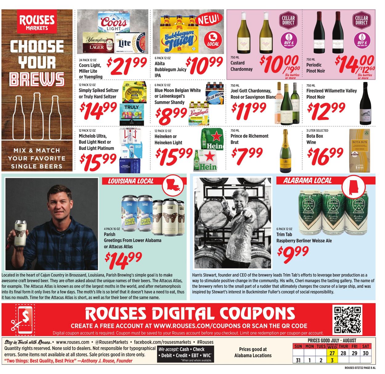 Rouses Weekly Ad Circular - valid 07/27-08/03/2022 (Page 8)