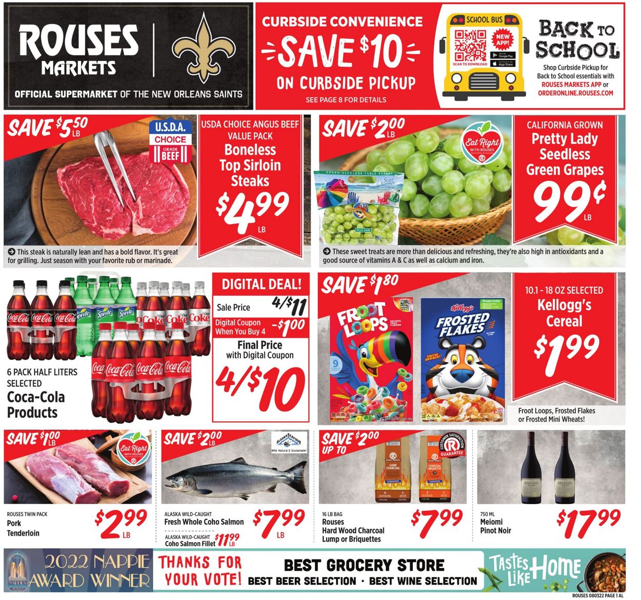 Rouses Weekly Ad Circular - valid 08/03-08/10/2022