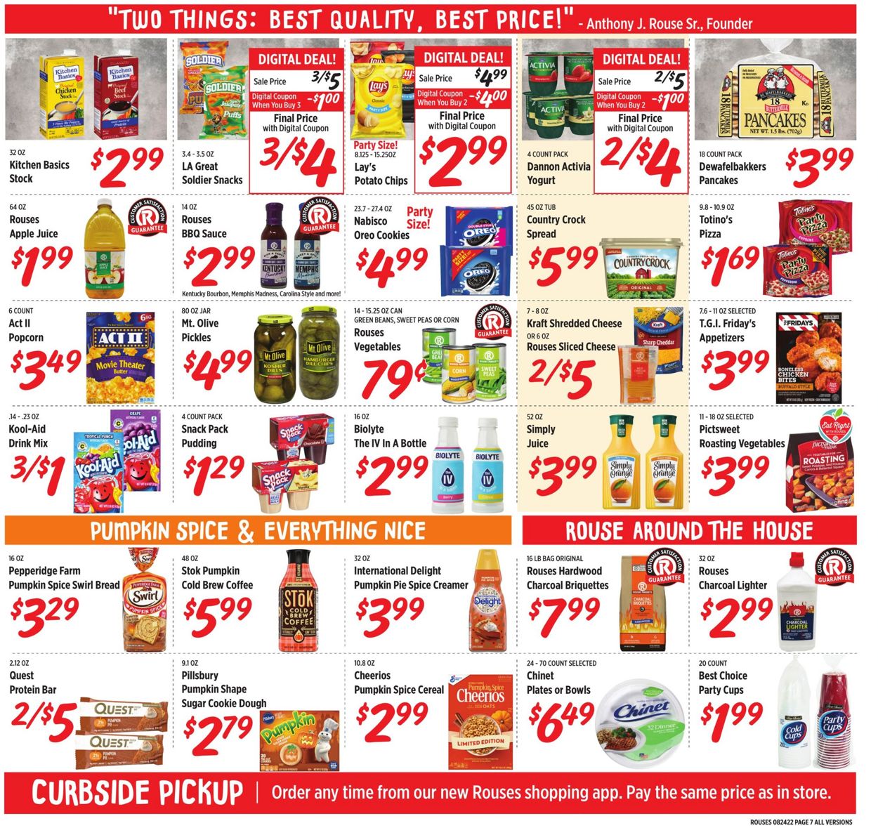 Rouses Weekly Ad Circular - valid 08/24-08/31/2022 (Page 7)