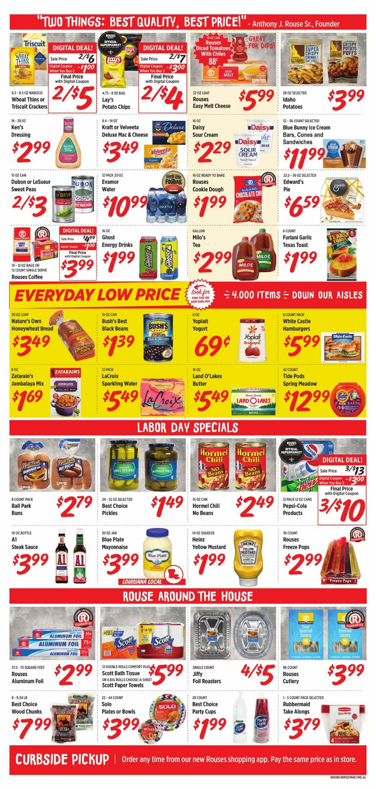 Rouses Weekly Ad Circular - valid 08/31-09/07/2022 (Page 3)