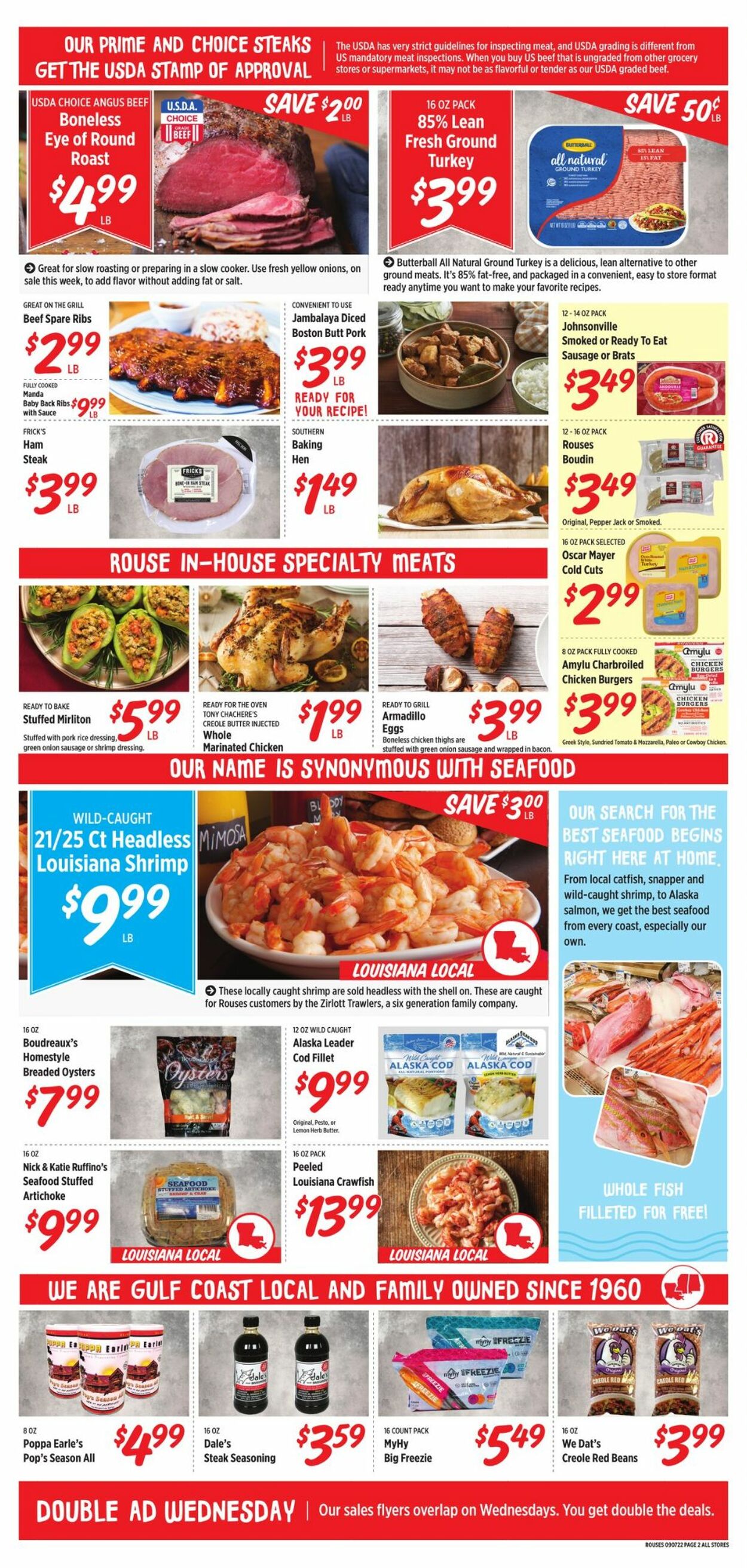 Rouses Weekly Ad Circular - valid 09/07-09/14/2022 (Page 2)