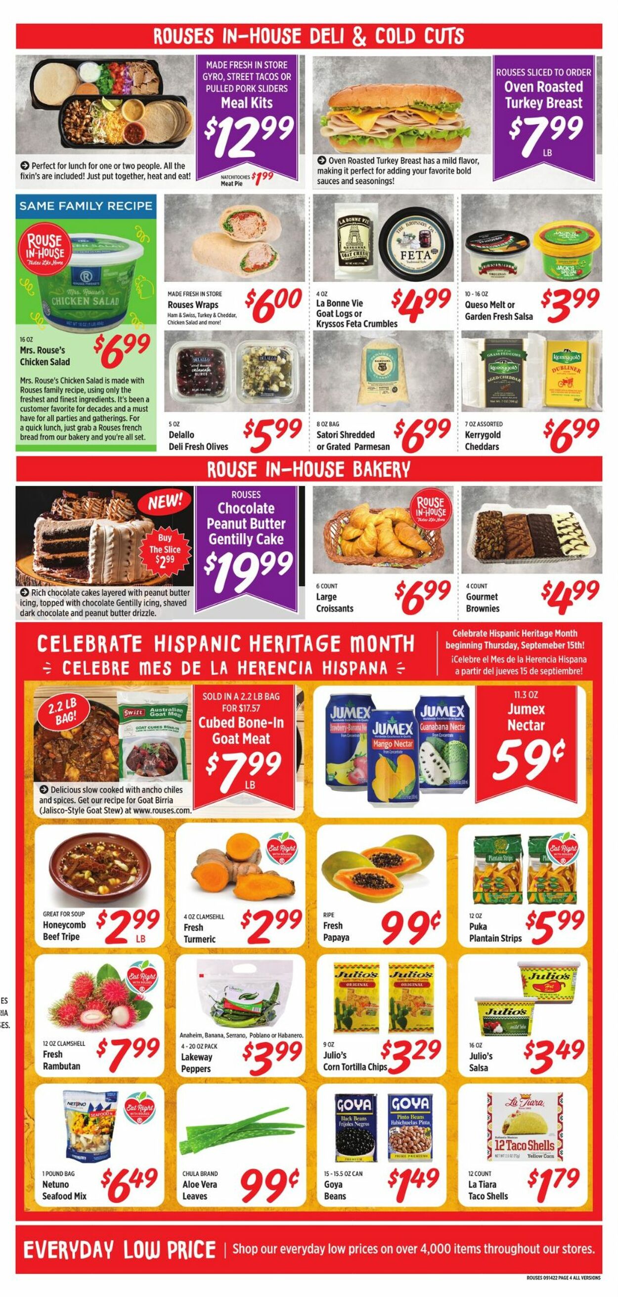 Rouses Weekly Ad Circular - valid 09/14-09/21/2022 (Page 4)
