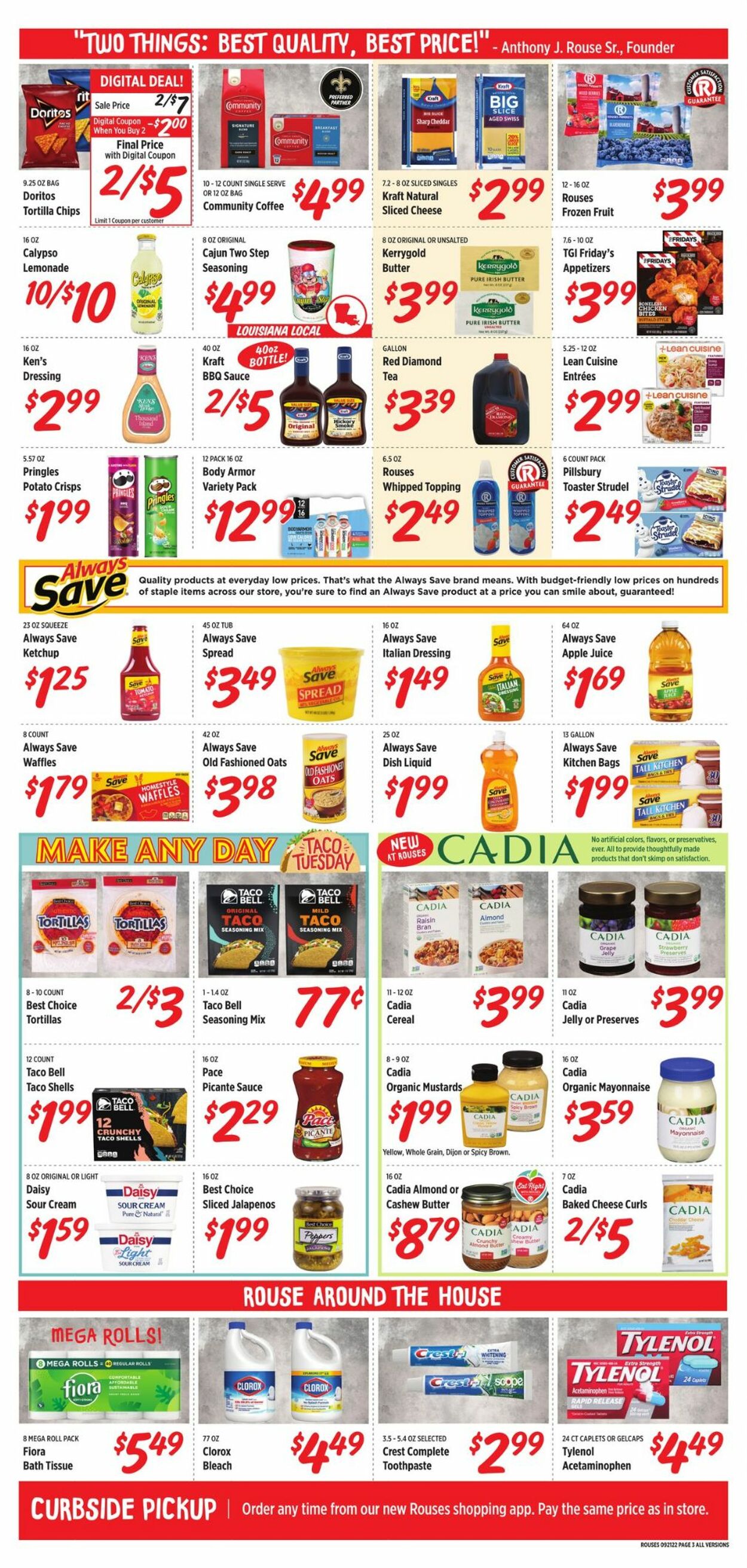 Rouses Weekly Ad Circular - valid 09/21-09/28/2022 (Page 3)