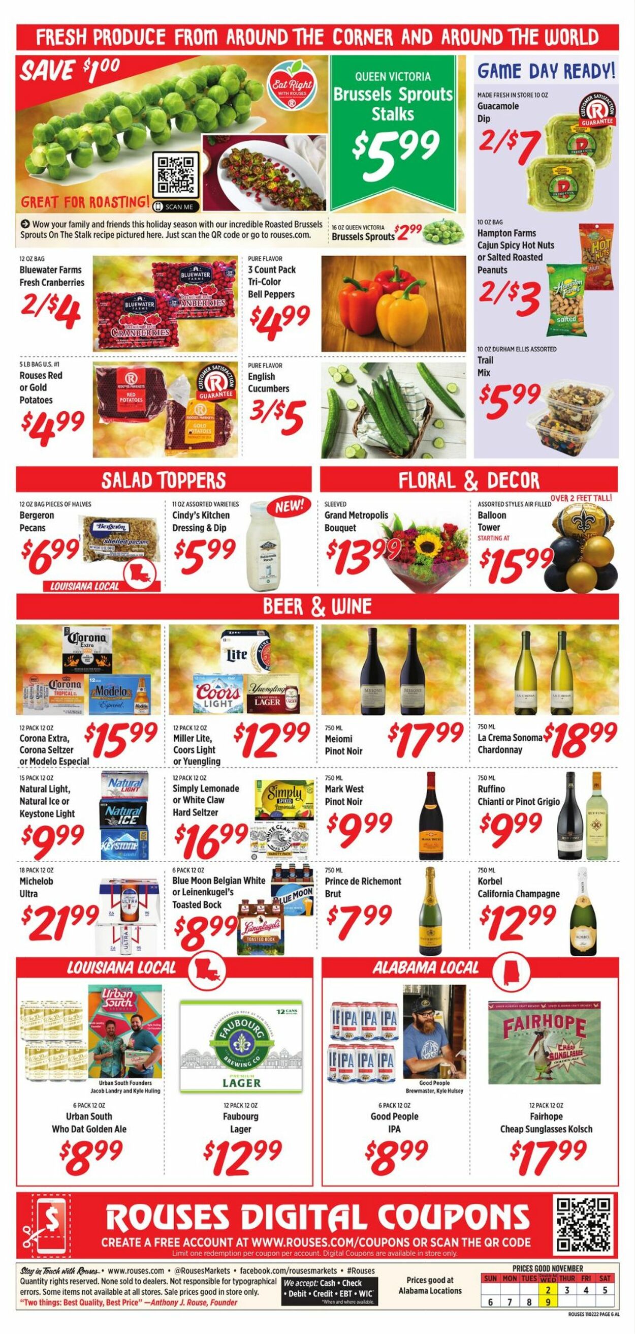 Rouses Weekly Ad Circular - valid 11/02-11/09/2022 (Page 6)