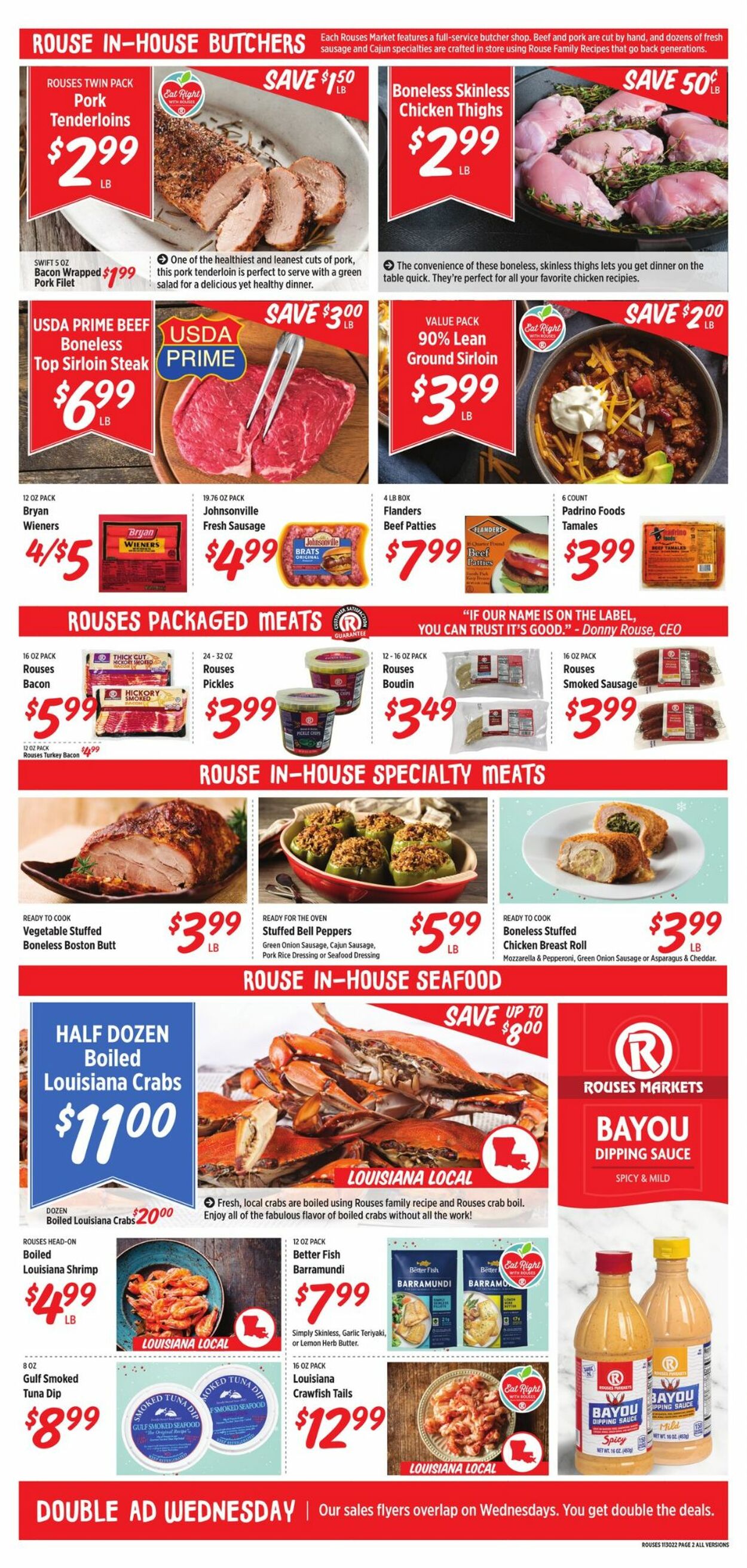 Rouses Weekly Ad Circular - valid 11/30-12/07/2022 (Page 2)