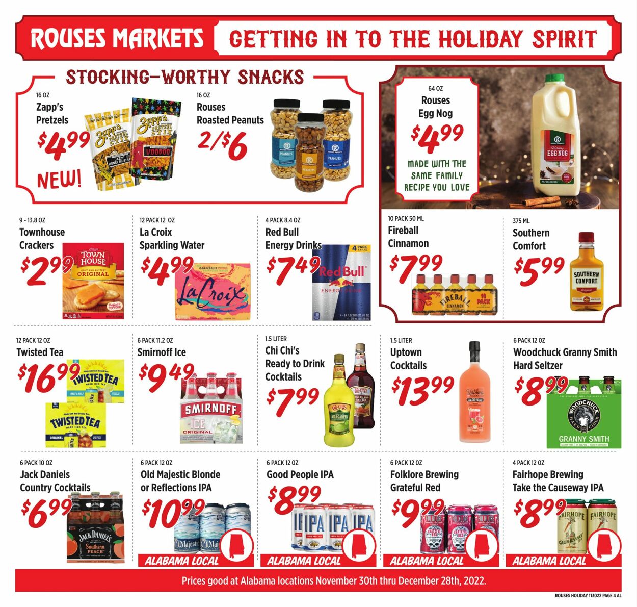 Rouses Weekly Ad Circular - valid 12/07-12/28/2022 (Page 4)