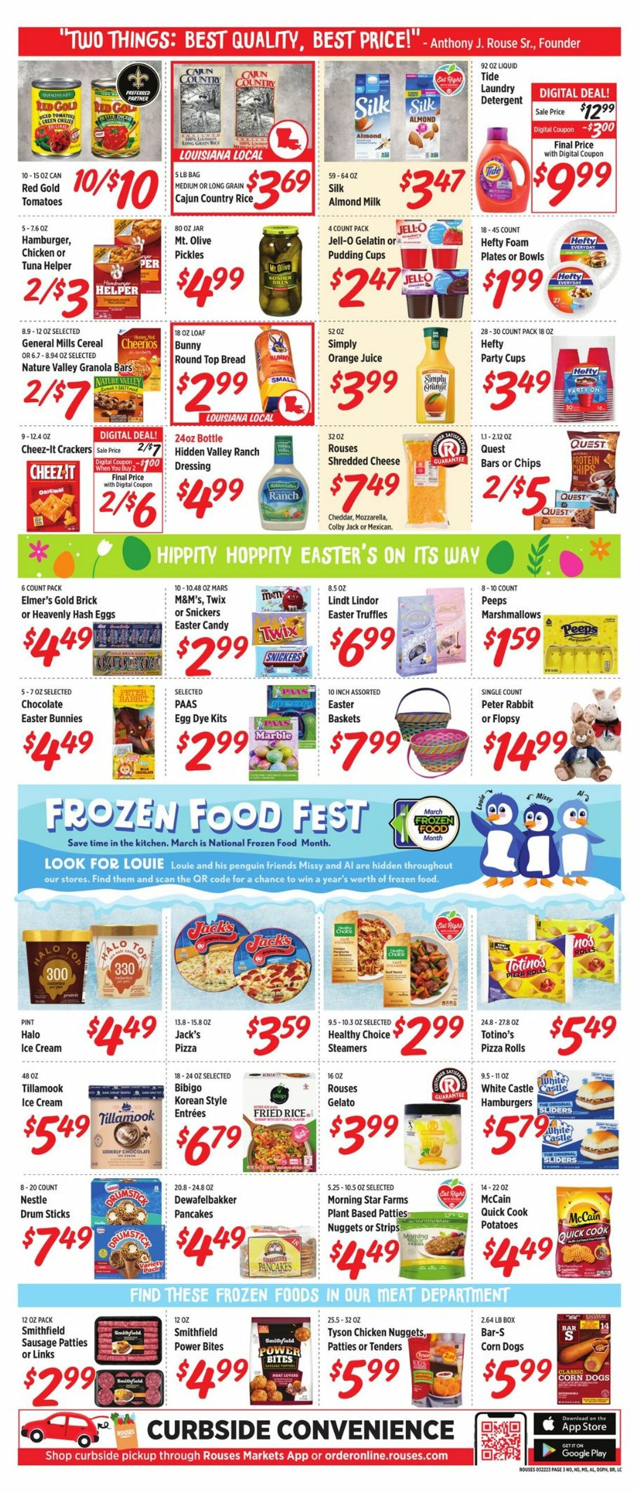 Rouses Weekly Ad Circular - valid 03/22-03/28/2023 (Page 3)