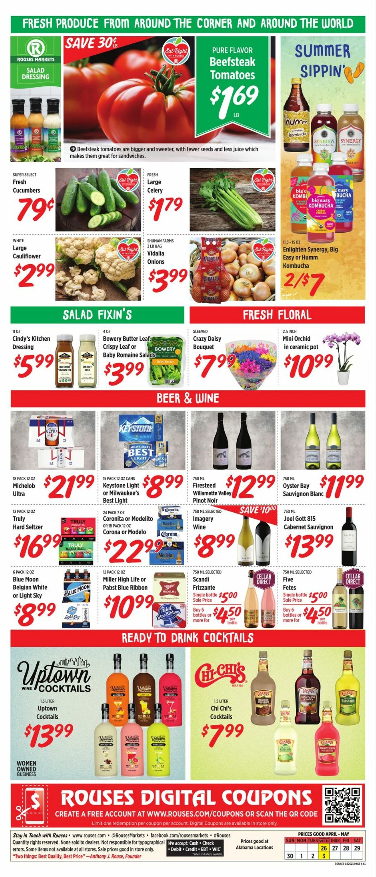 Rouses Weekly Ad Circular - valid 04/26-05/03/2023 (Page 4)