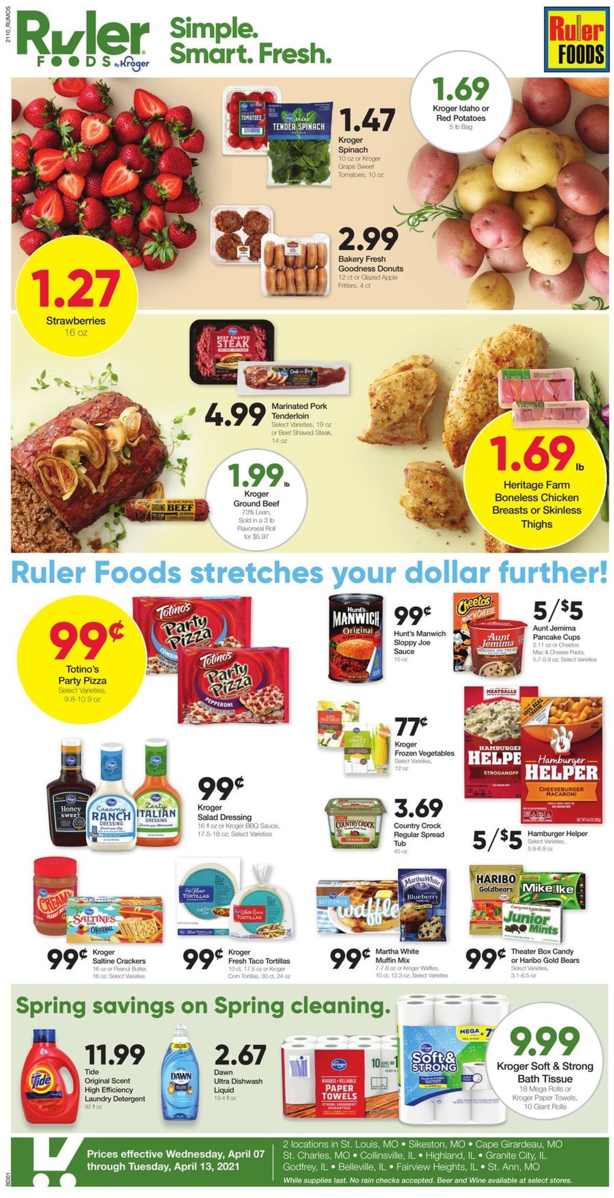 Ruler Foods Weekly Ad Circular - valid 04/07-04/13/2021