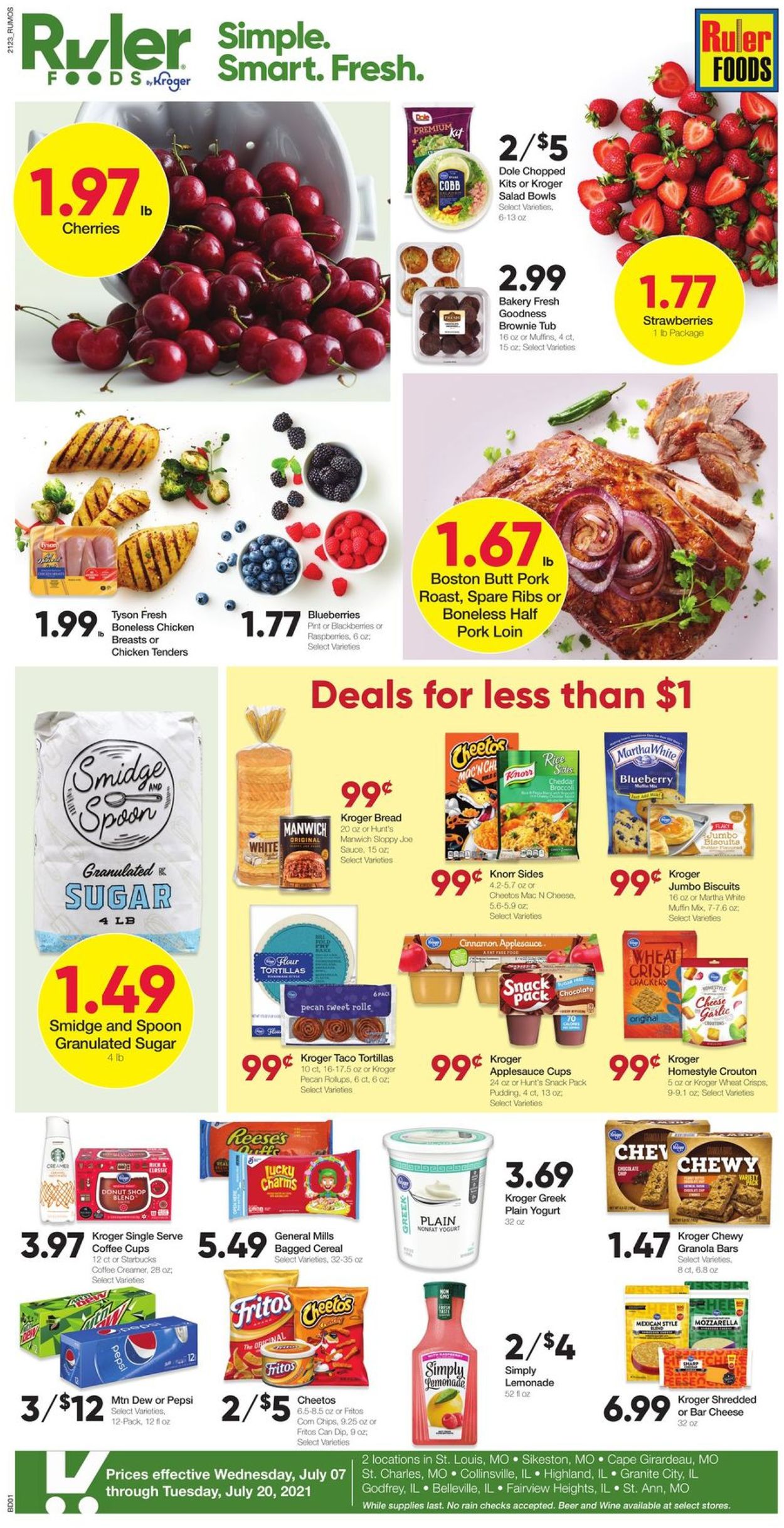 Ruler Foods Weekly Ad Circular - valid 07/07-07/20/2021