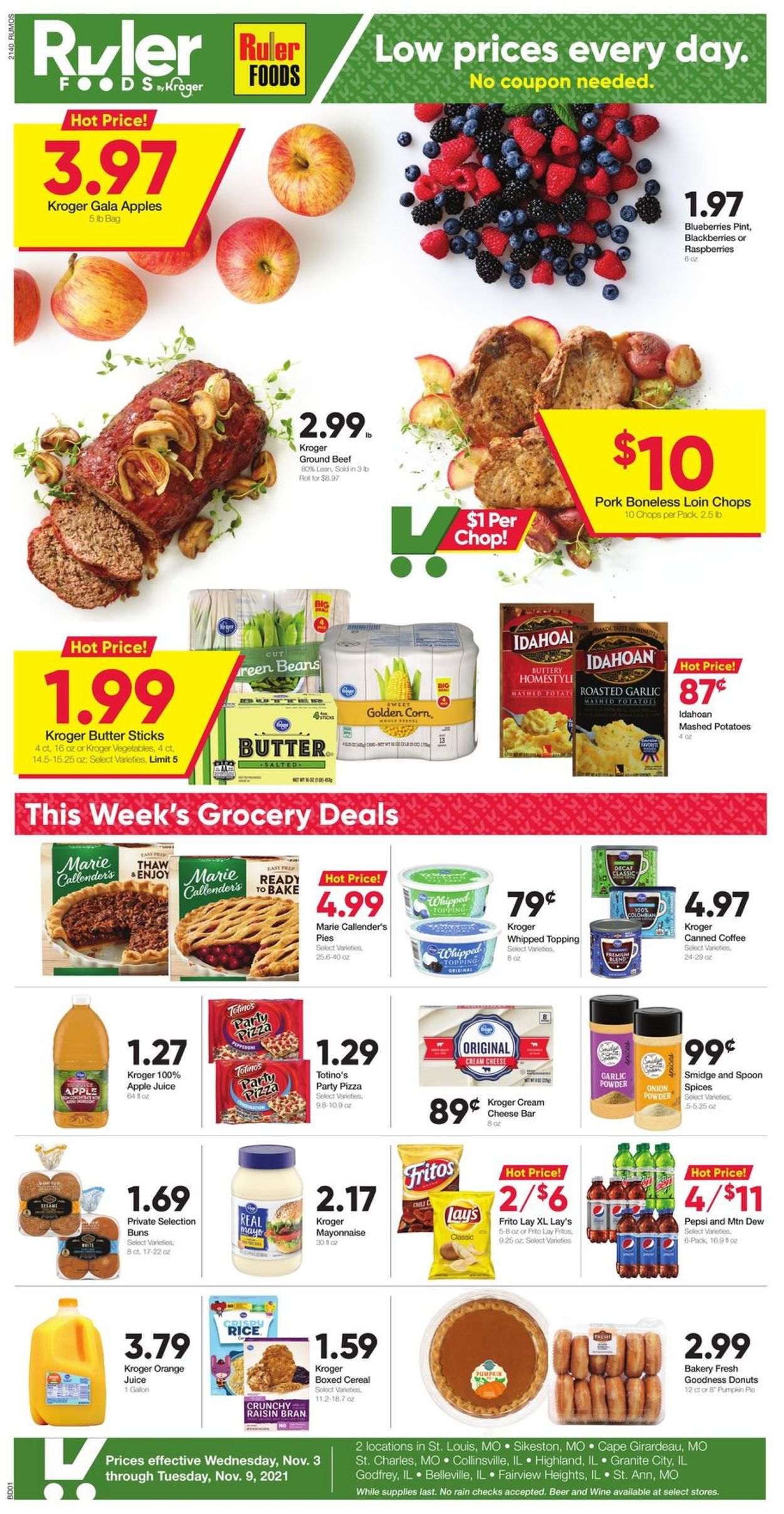Ruler Foods Weekly Ad Circular - valid 11/03-11/09/2021