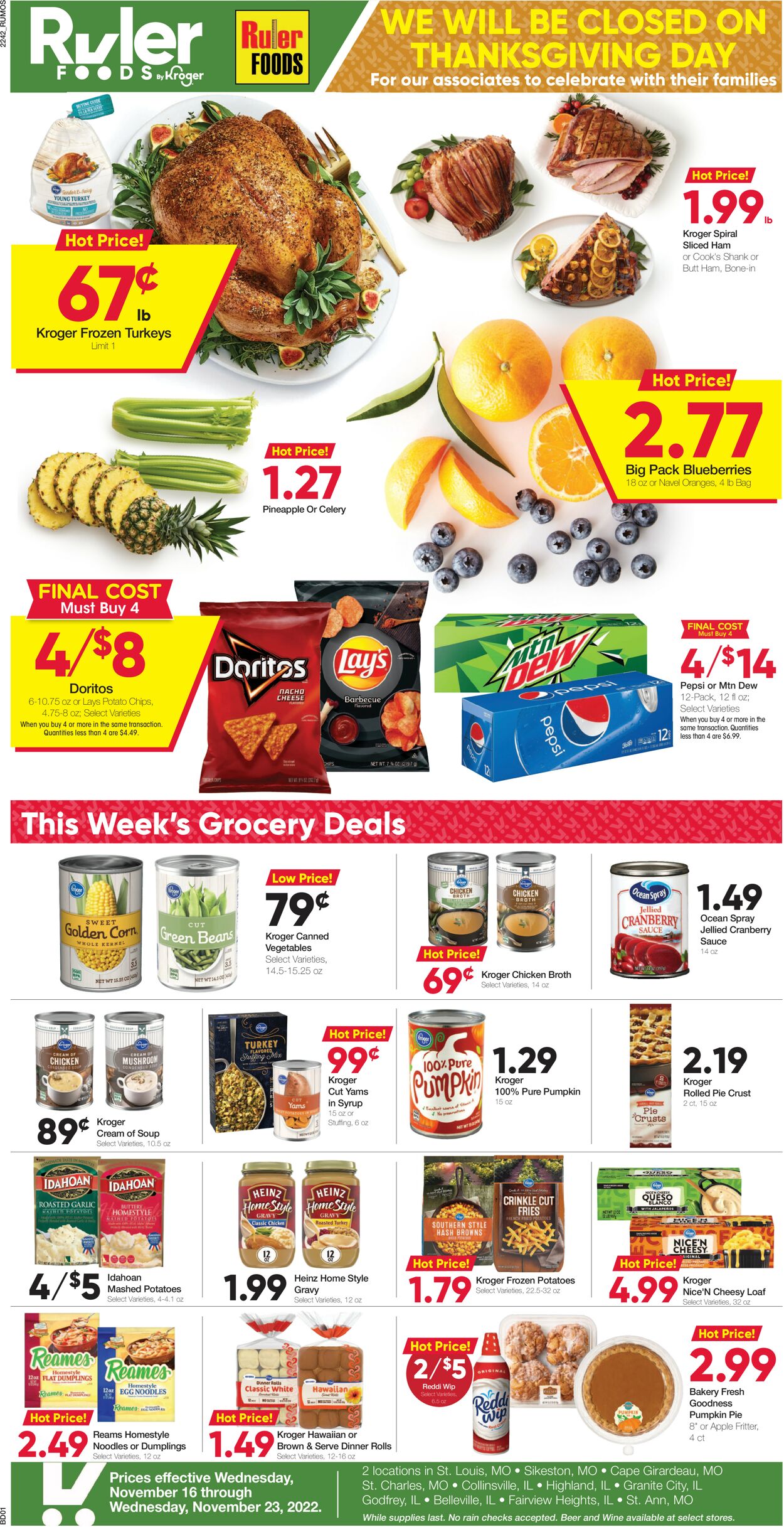 Ruler Foods Weekly Ad Circular - valid 11/16-11/23/2022