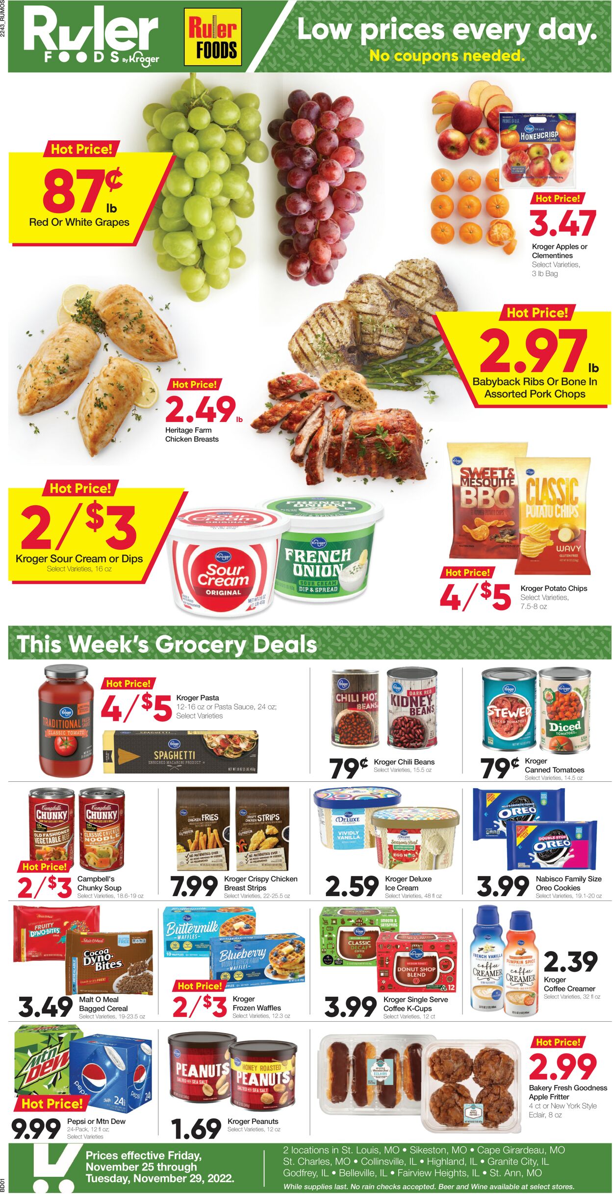Ruler Foods Weekly Ad Circular - valid 11/25-11/29/2022