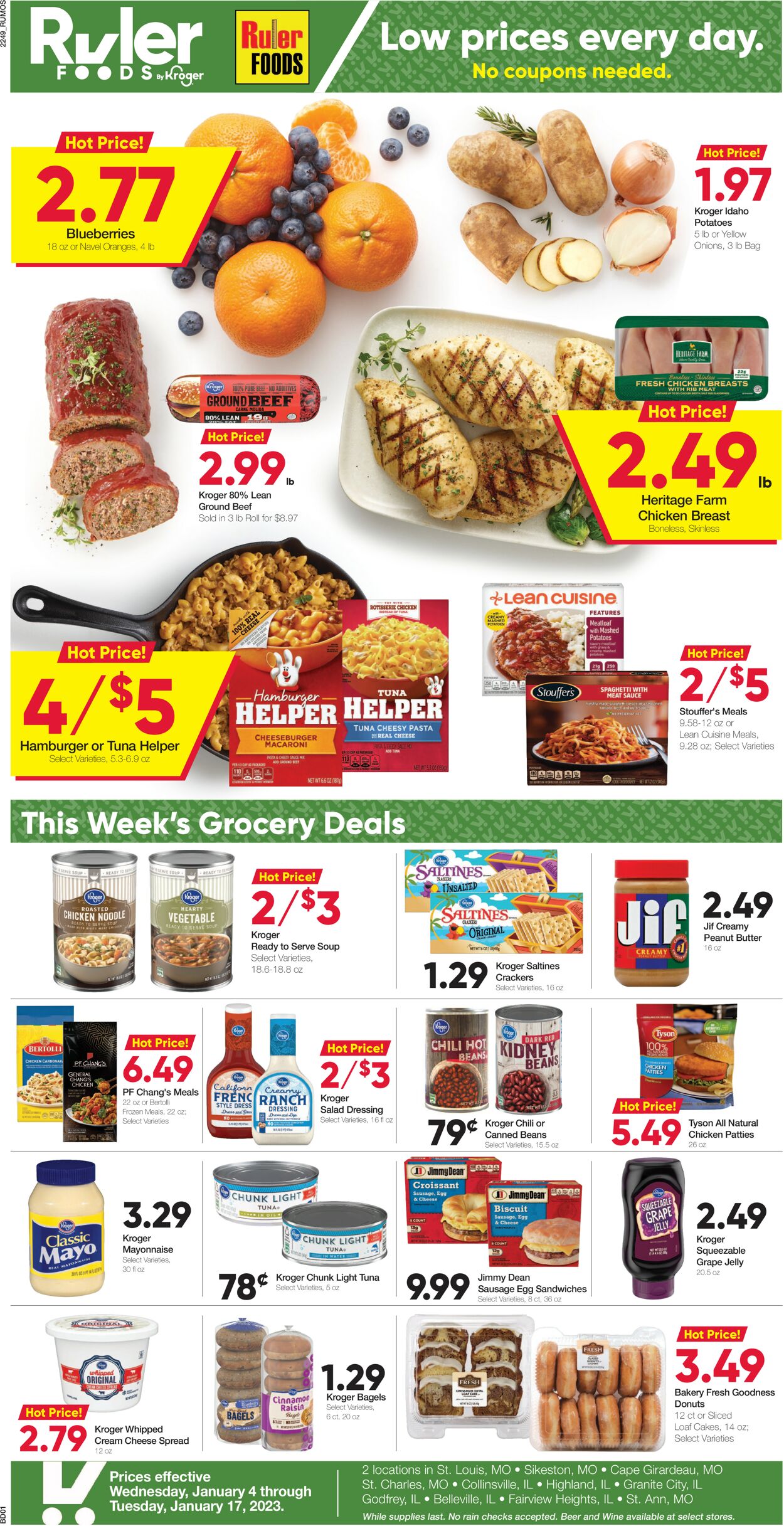 Ruler Foods Weekly Ad Circular - valid 01/04-01/17/2023