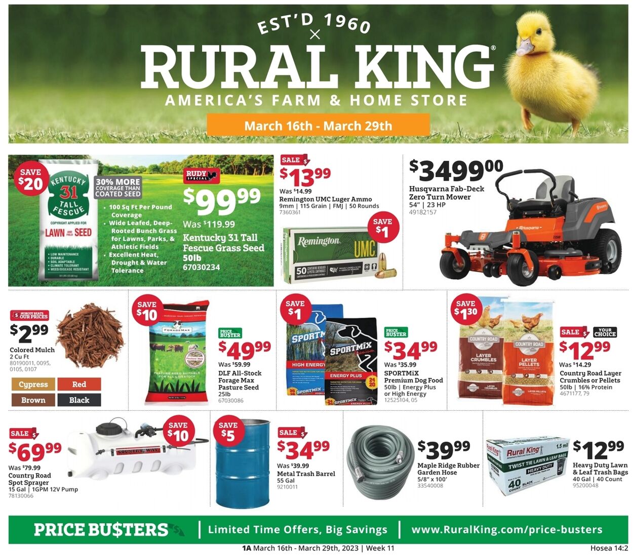 Rural King Weekly Ad Circular - valid 03/16-03/29/2023