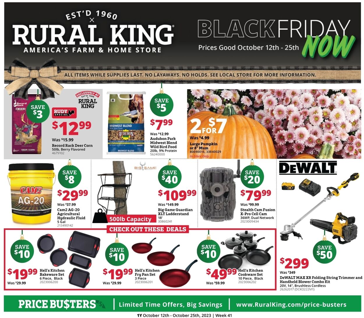 Rural King Weekly Ad Circular - valid 10/12-10/25/2023