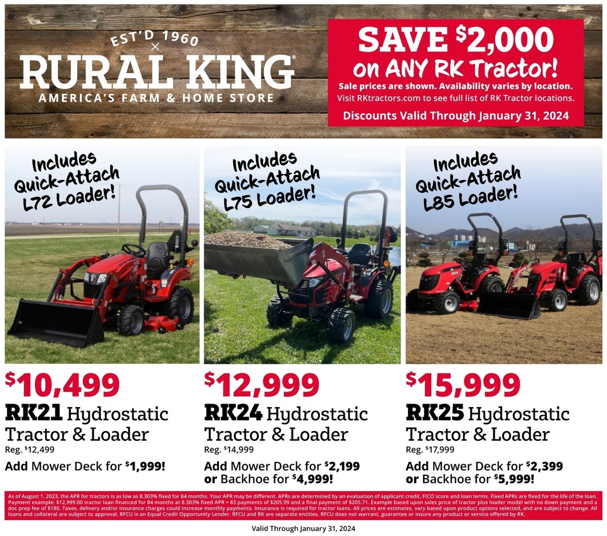 Rural King Weekly Ad Circular - valid 12/18-12/25/2023