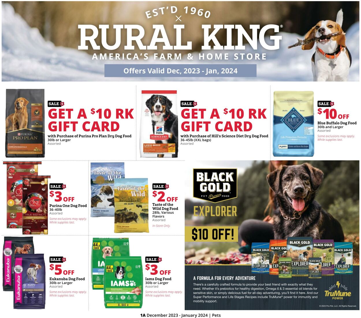 Rural King Weekly Ad Circular - valid 12/20-01/31/2024
