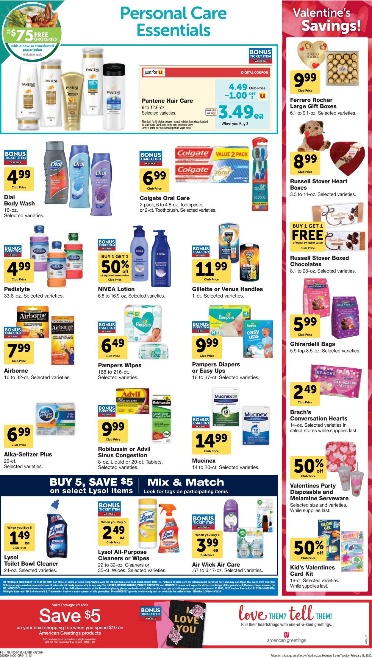 Safeway Weekly Ad Circular - valid 02/05-02/11/2020 (Page 6)