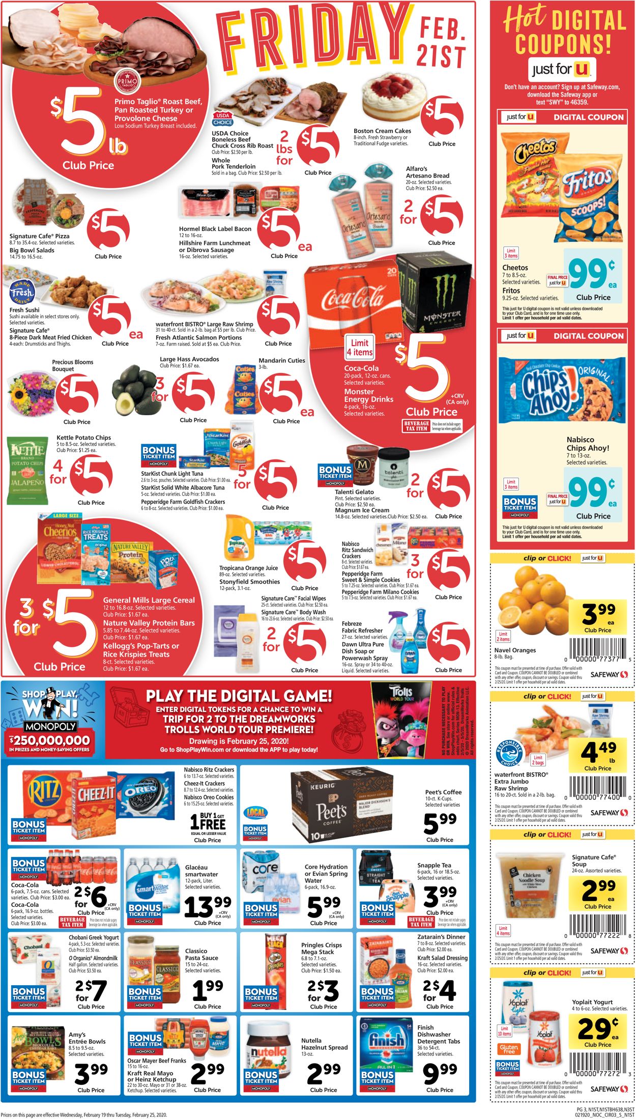 Safeway Weekly Ad Circular - valid 02/19-02/25/2020 (Page 3)
