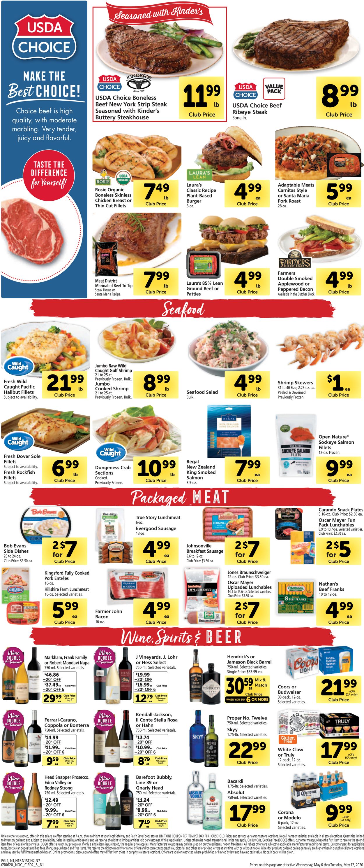 Safeway Weekly Ad Circular - valid 05/06-05/12/2020 (Page 2)
