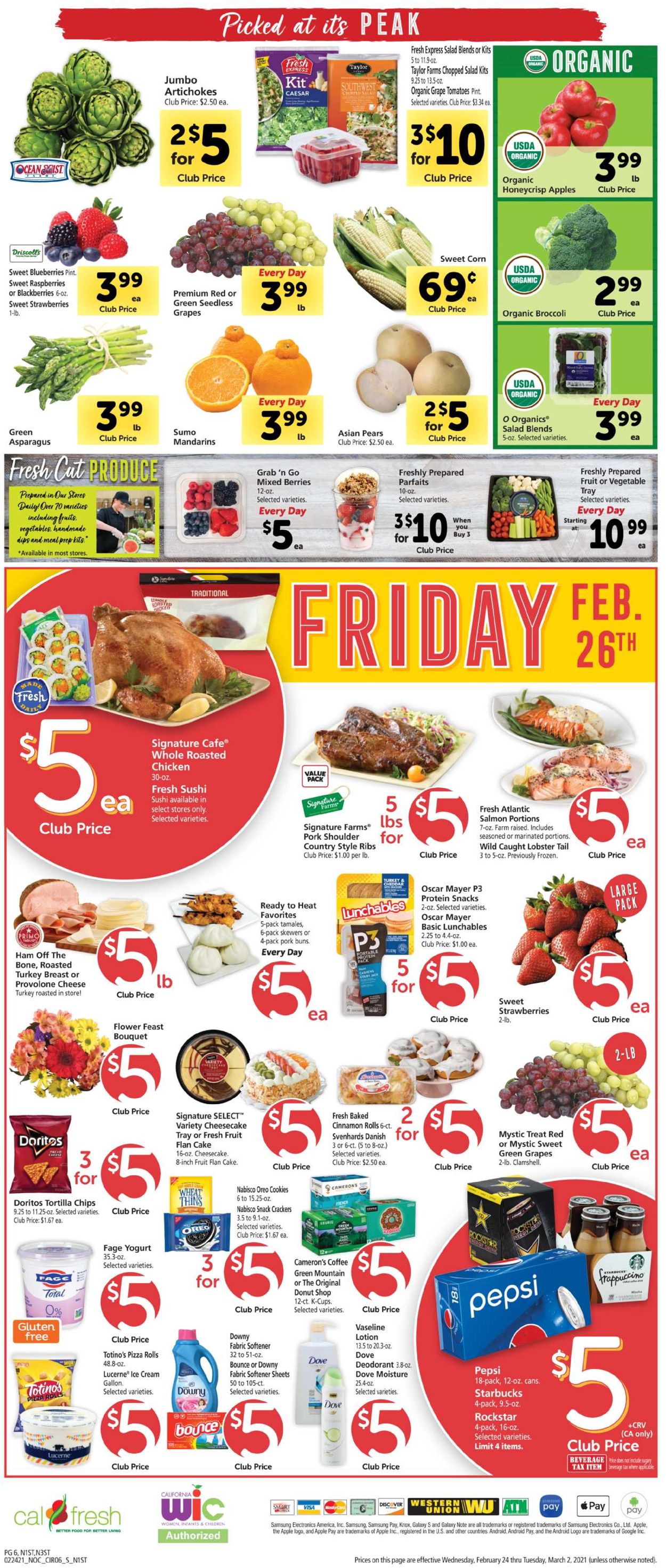 Safeway Weekly Ad Circular - valid 02/24-03/02/2021 (Page 6)