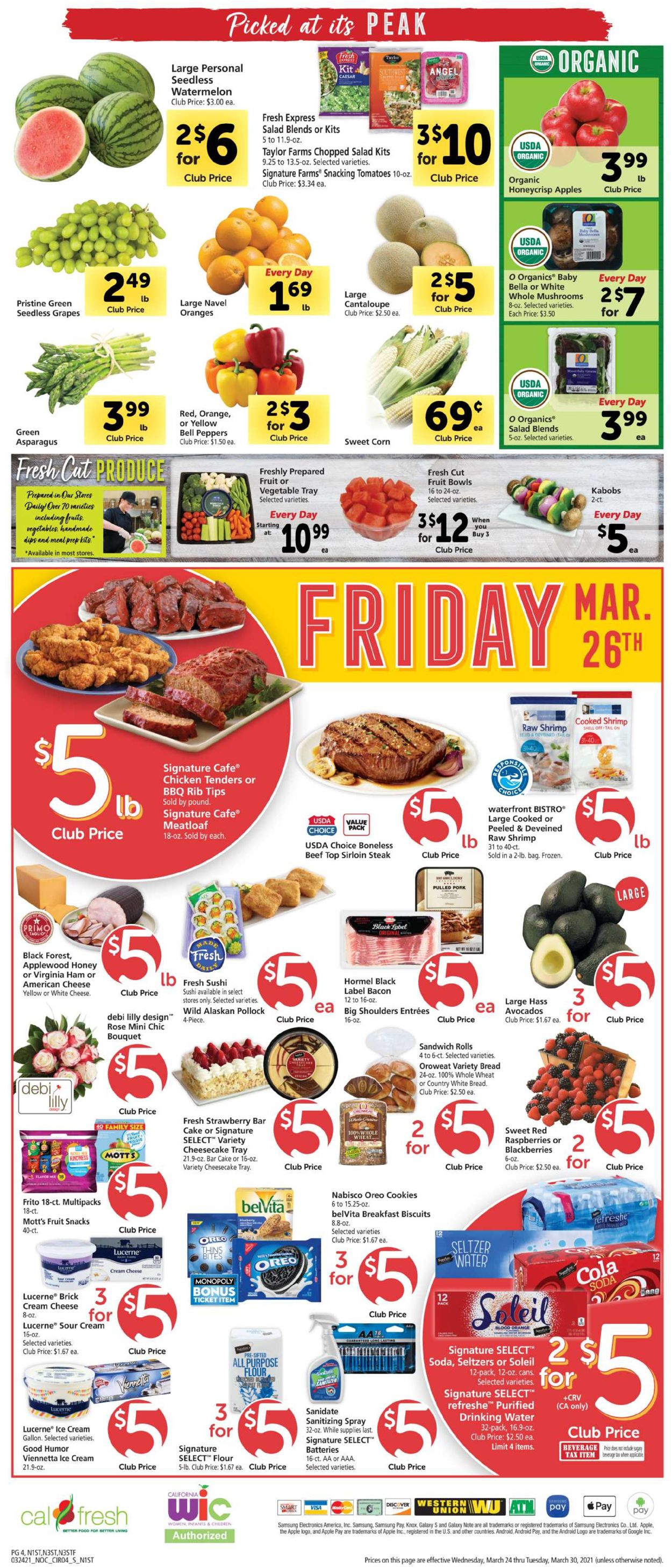 Safeway Weekly Ad Circular - valid 03/24-03/30/2021 (Page 4)