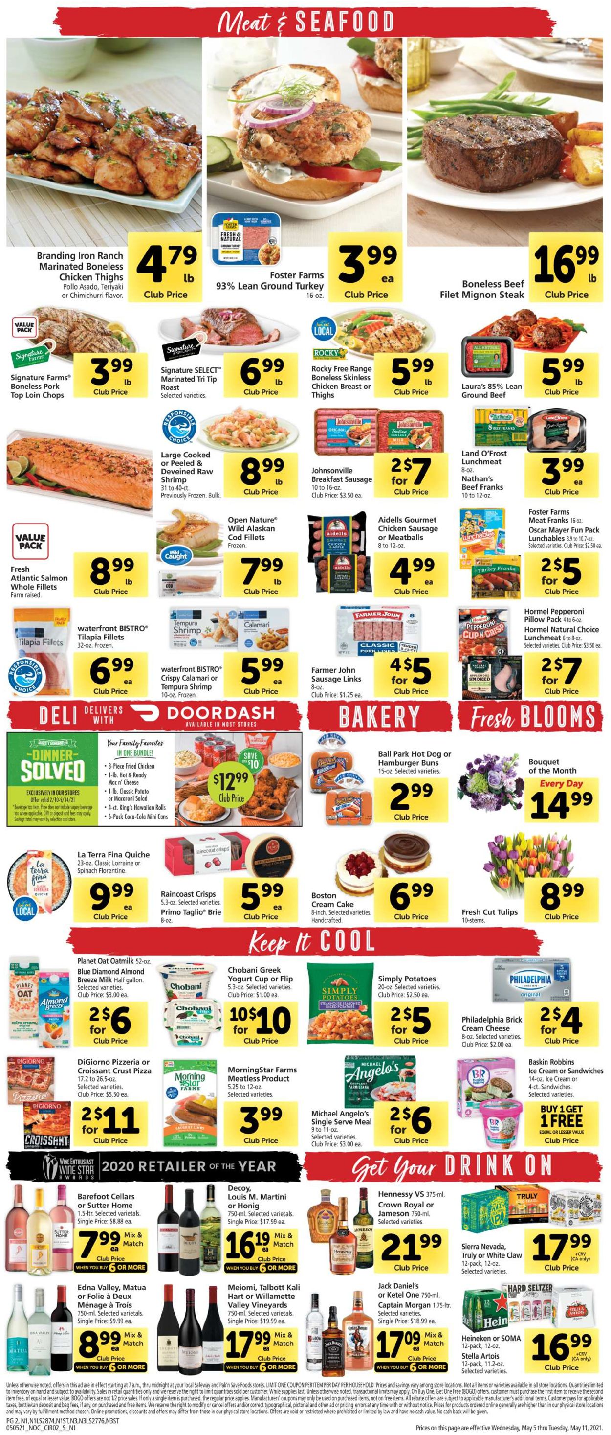 Safeway Weekly Ad Circular - valid 05/05-05/11/2021 (Page 4)