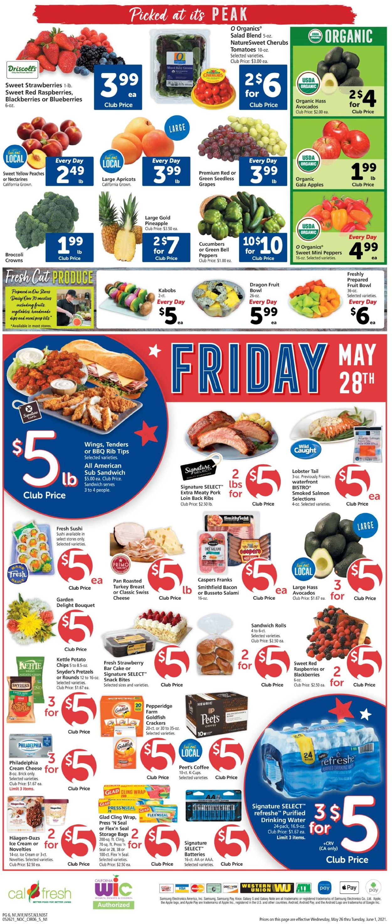 Safeway Weekly Ad Circular - valid 05/26-06/01/2021 (Page 6)