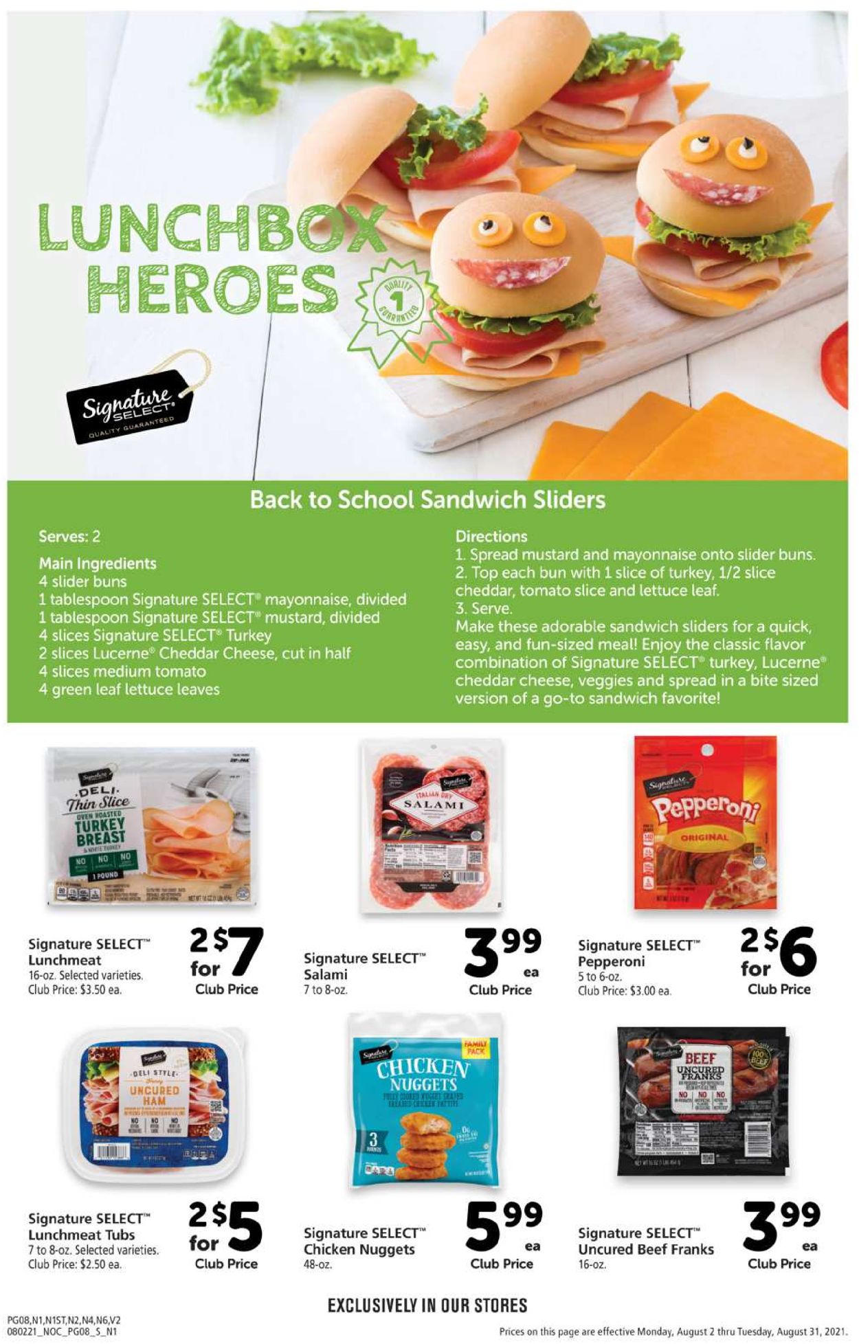 Safeway Weekly Ad Circular - valid 08/02-08/31/2021 (Page 8)