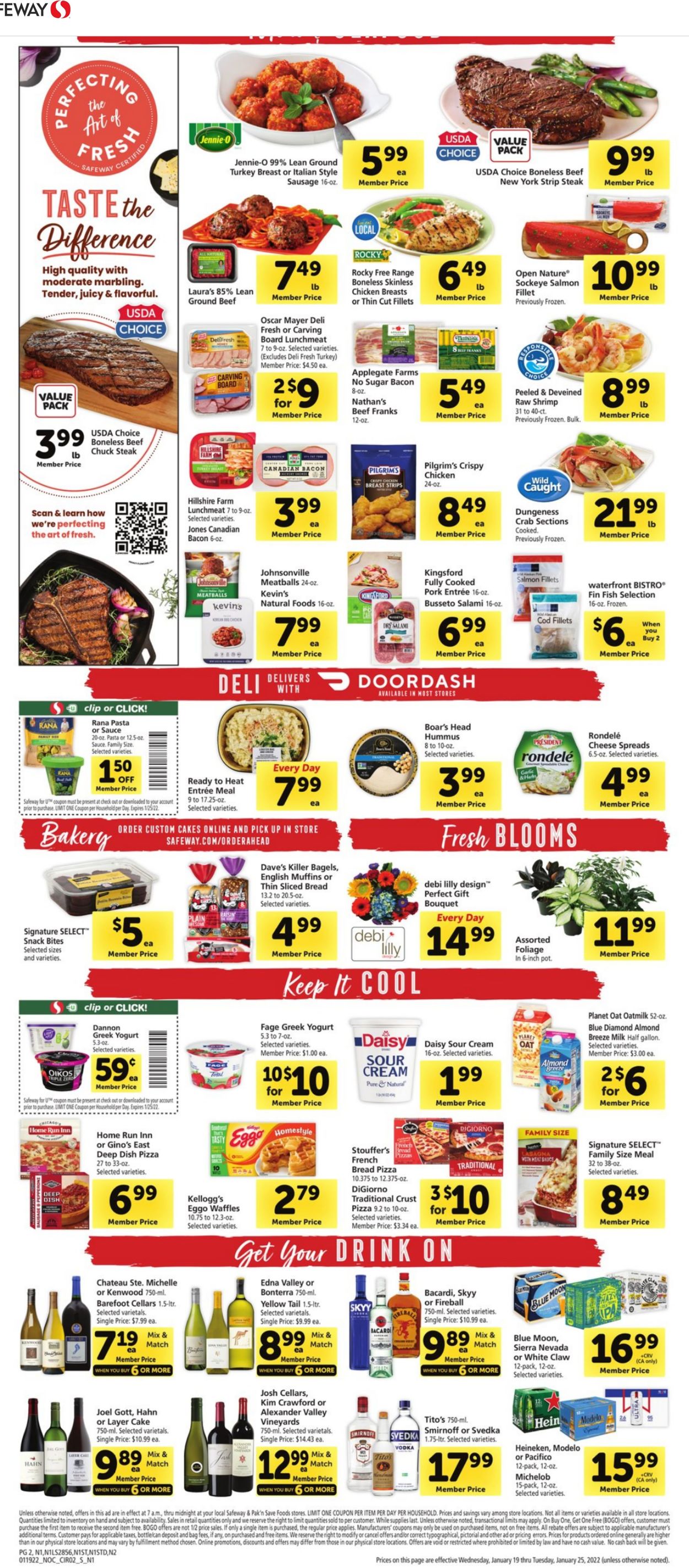 Safeway Weekly Ad Circular - valid 01/19-01/25/2022 (Page 2)
