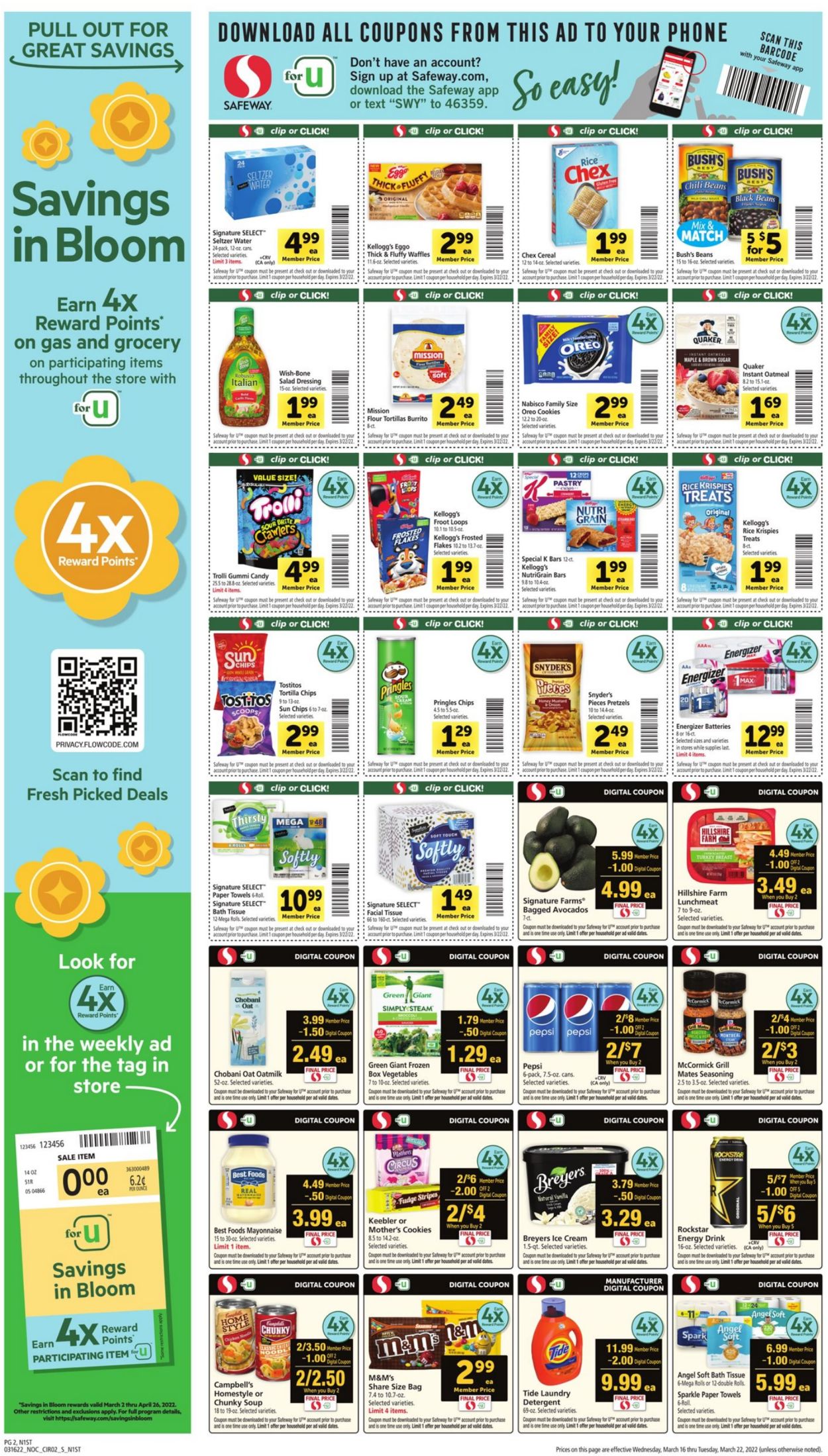 Safeway Weekly Ad Circular - valid 03/16-03/22/2022 (Page 2)
