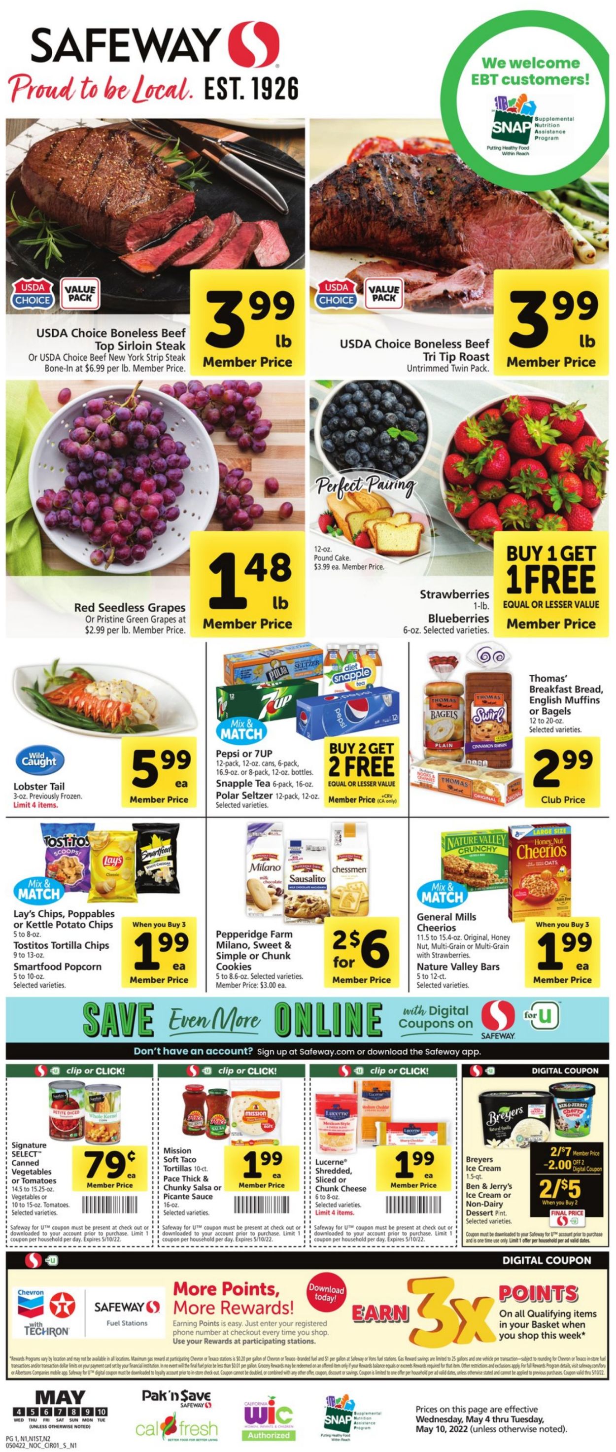 Safeway Weekly Ad Circular - valid 05/04-05/10/2022 (Page 3)