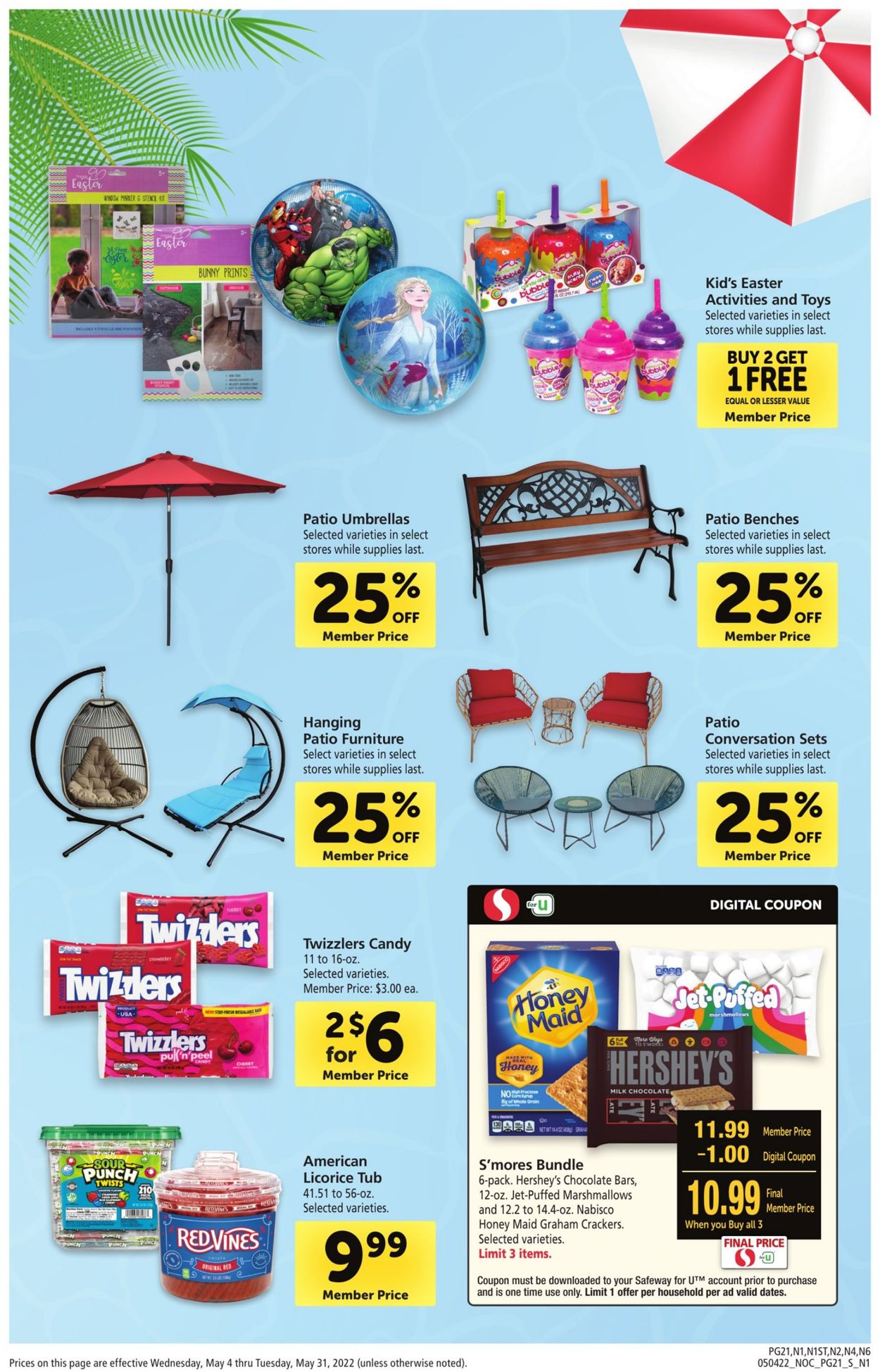 Safeway Weekly Ad Circular - valid 05/04-05/31/2022 (Page 21)