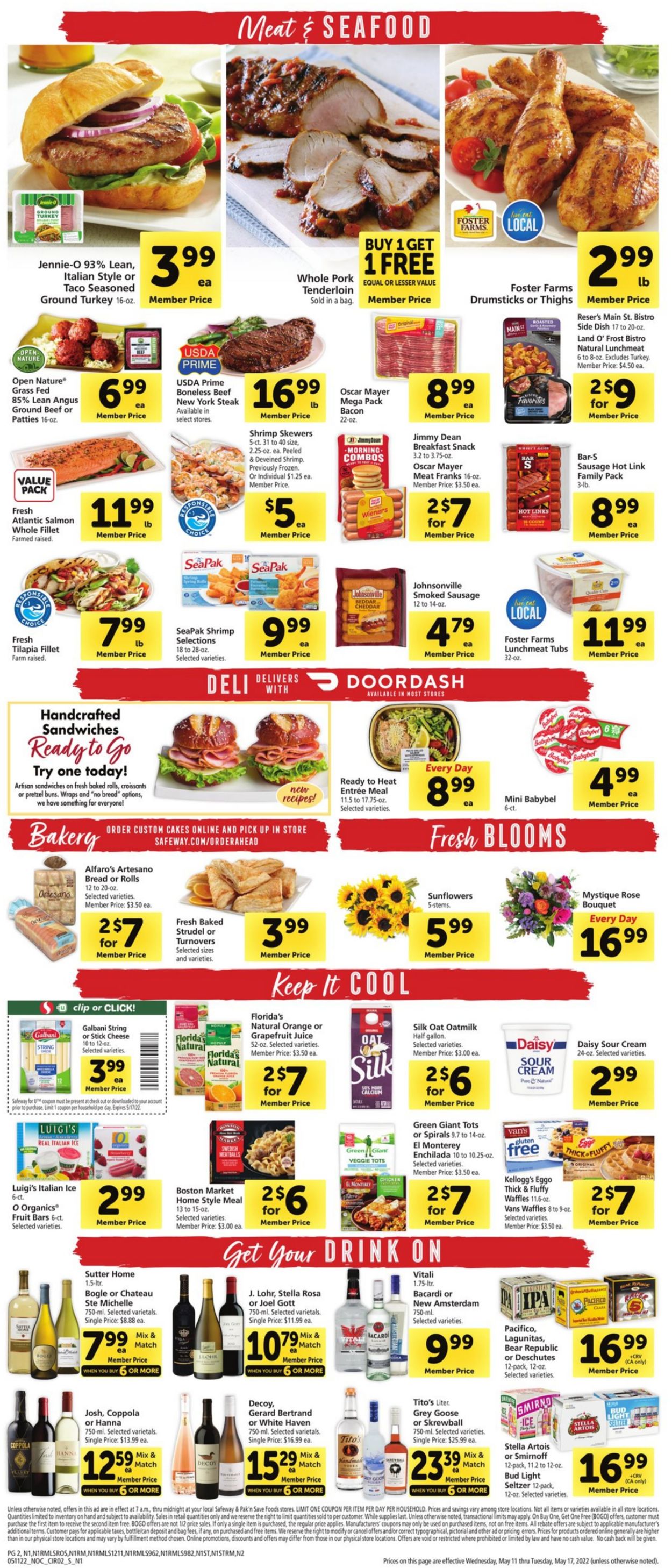 Safeway Weekly Ad Circular - valid 05/11-05/17/2022 (Page 2)