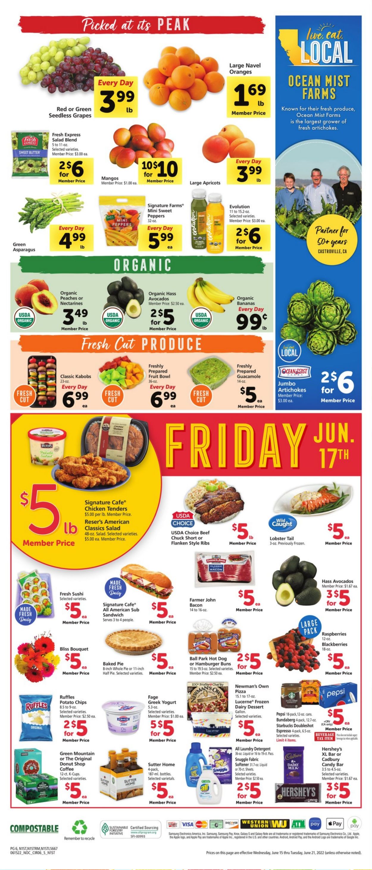 Safeway Weekly Ad Circular - valid 06/15-06/21/2022 (Page 6)