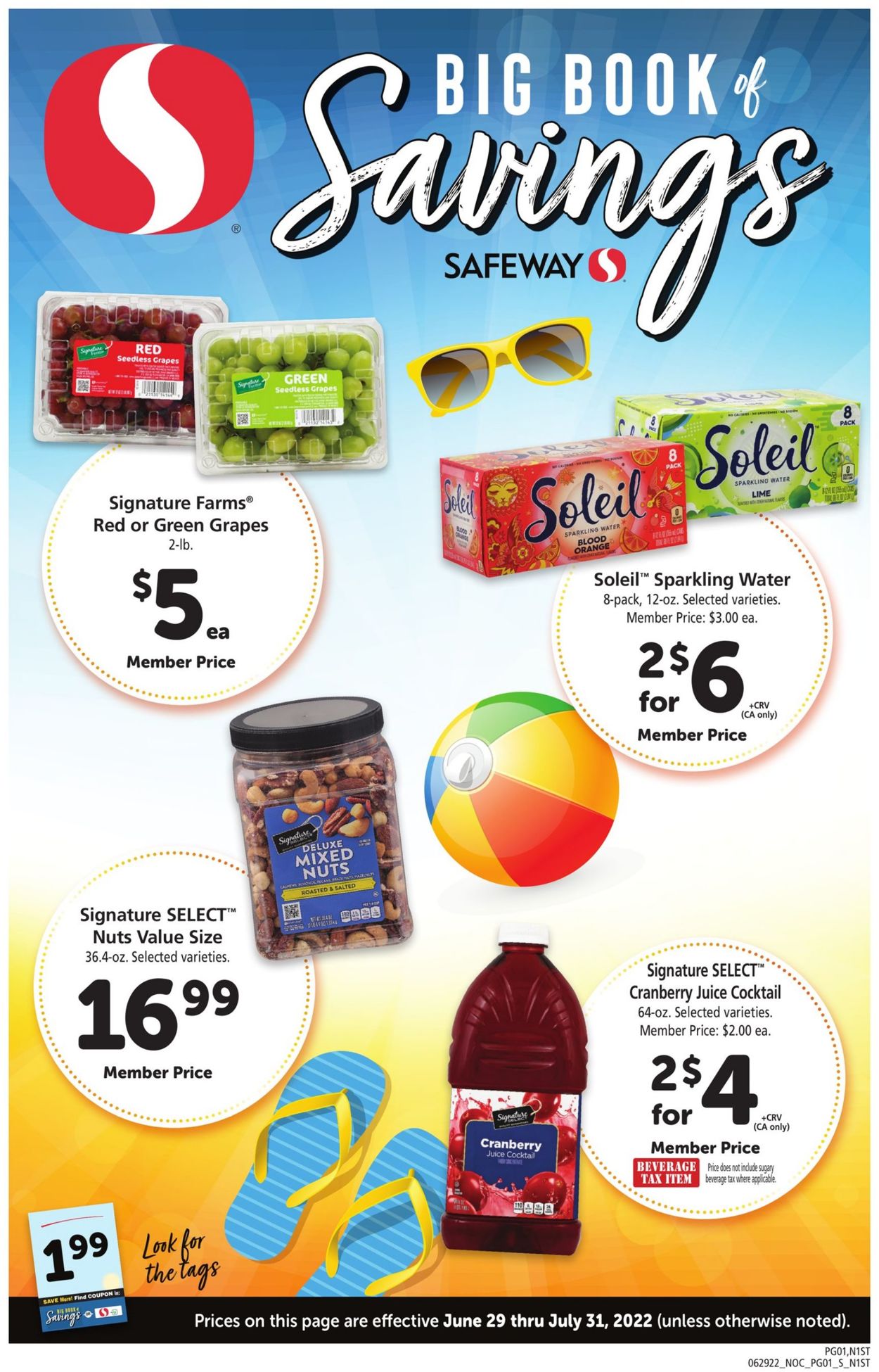 Safeway Weekly Ad Circular - valid 06/29-07/31/2022