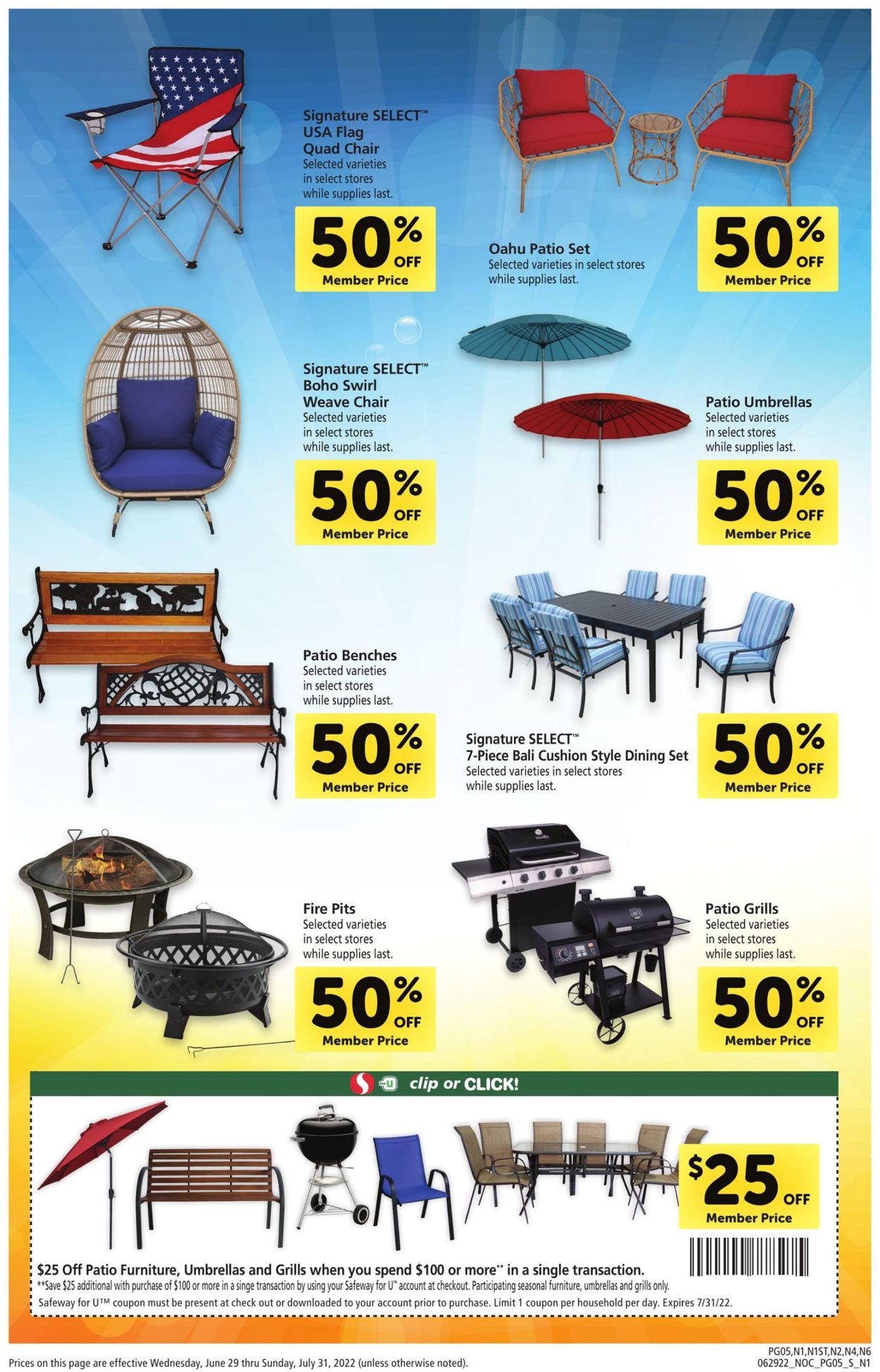 Safeway Weekly Ad Circular - valid 06/29-07/31/2022 (Page 5)