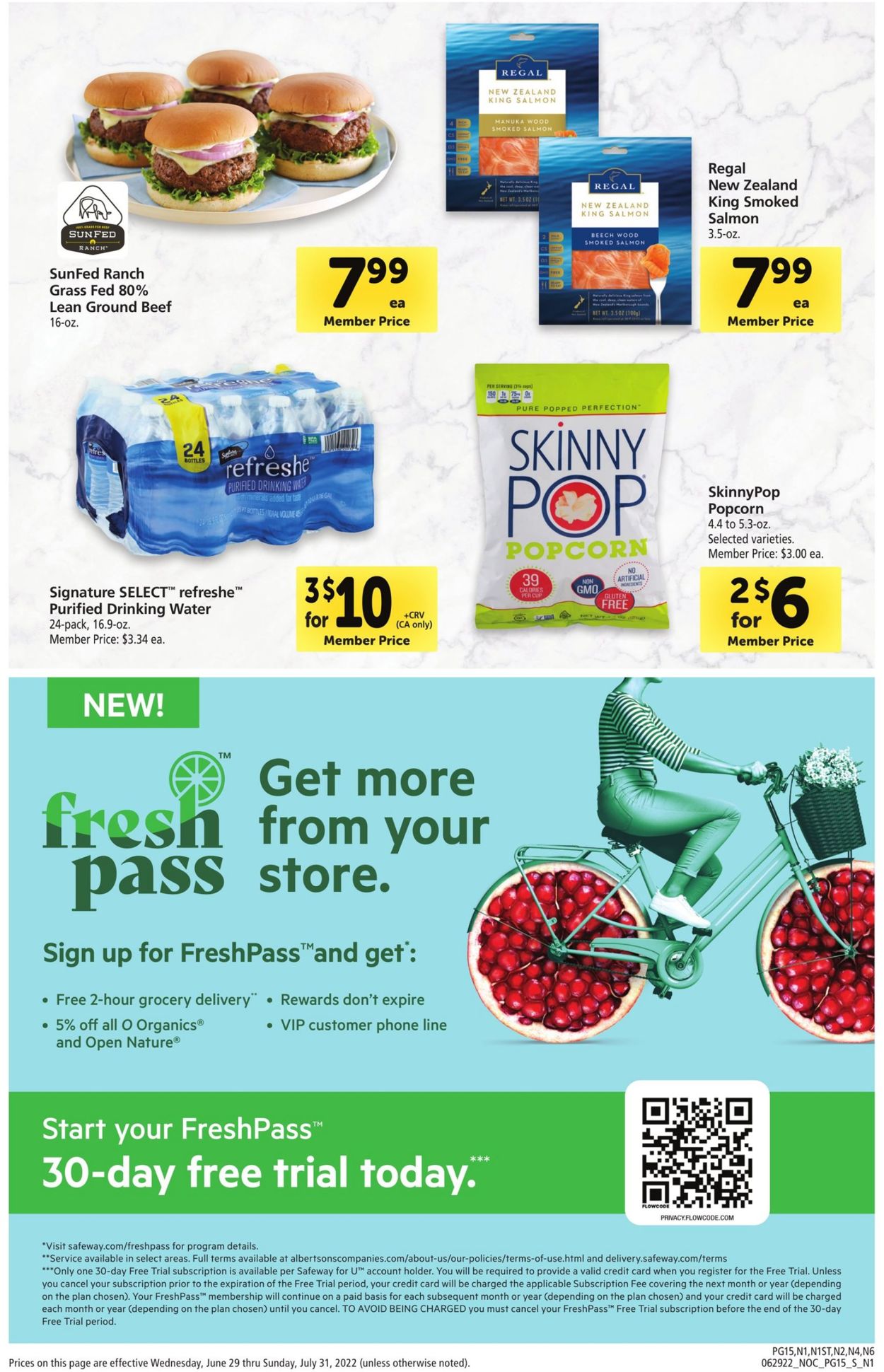 Safeway Weekly Ad Circular - valid 06/29-07/31/2022 (Page 15)