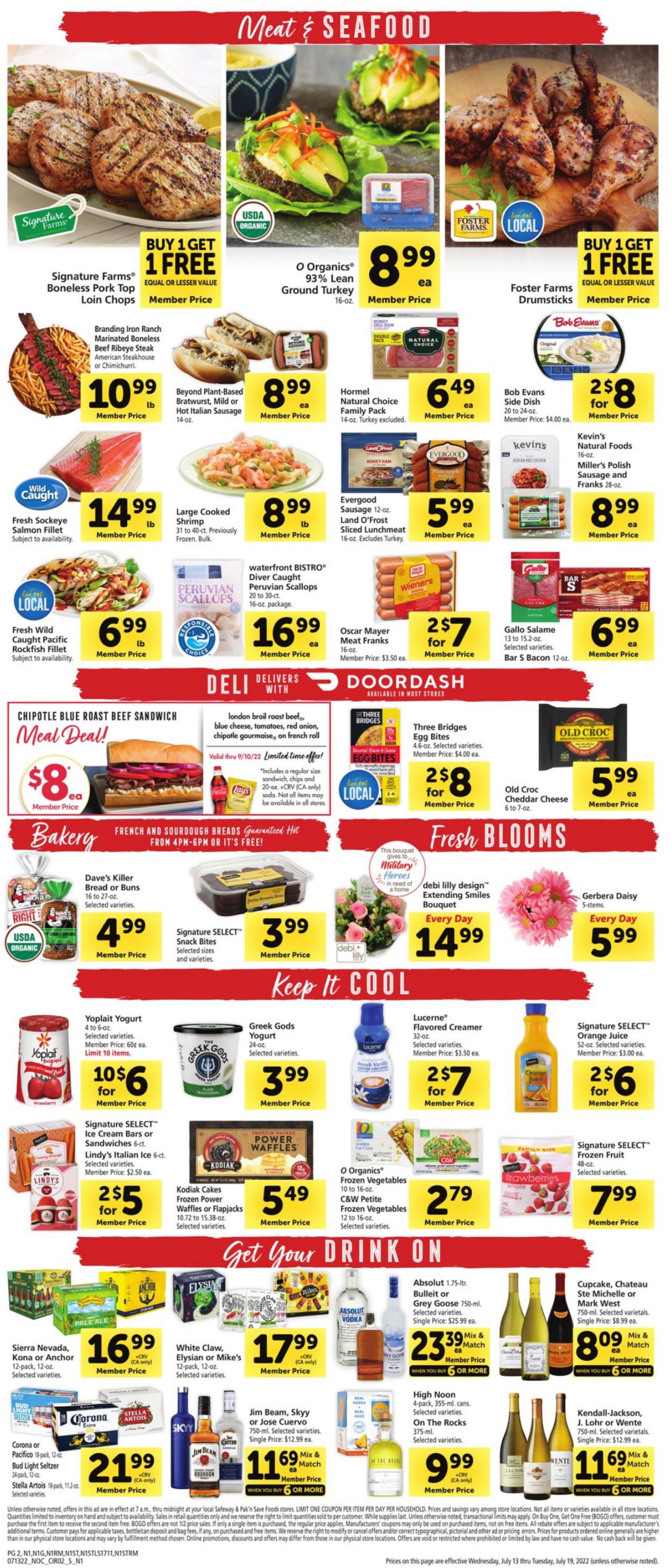 Safeway Weekly Ad Circular - valid 07/13-07/19/2022 (Page 2)