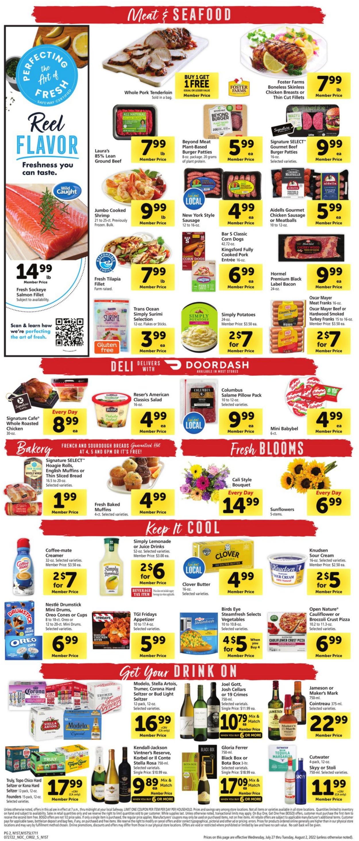 Safeway Weekly Ad Circular - valid 07/27-08/02/2022 (Page 2)